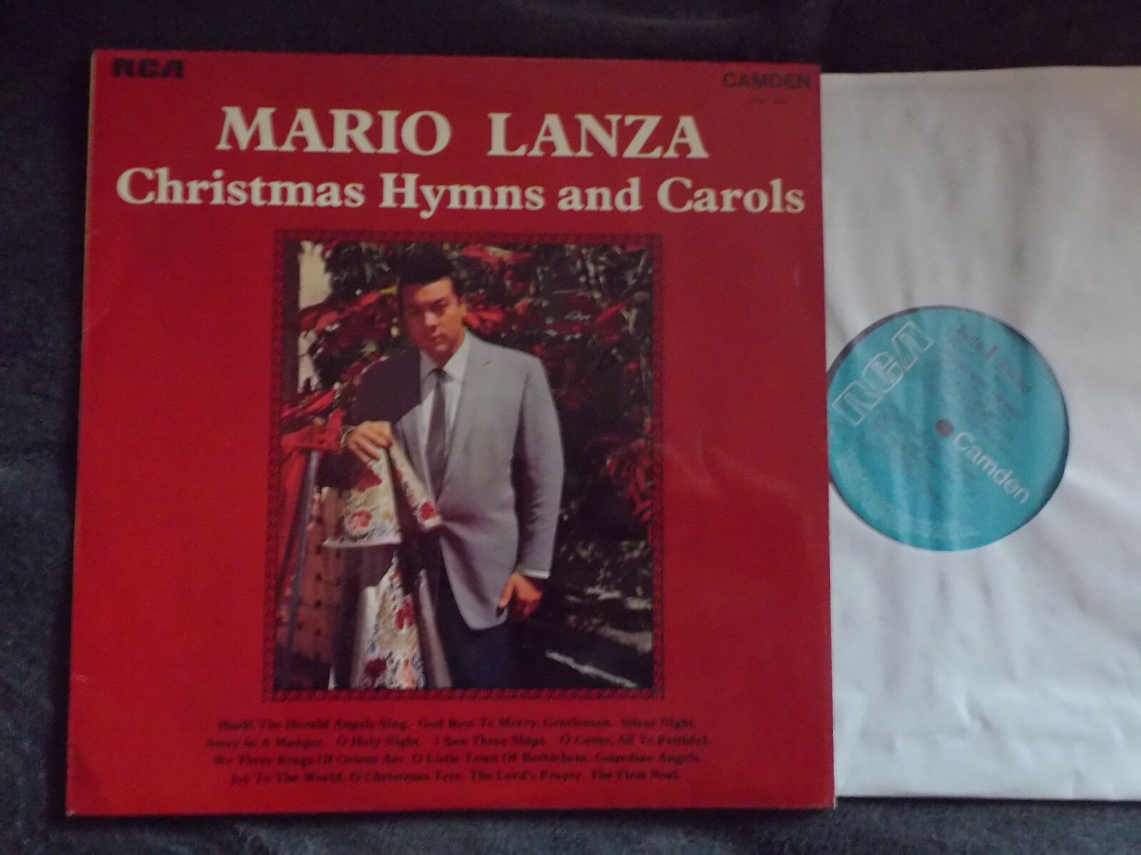 Mario Lanza – Christmas hymns and carols (LP, RCA Camden, CDS 1036)