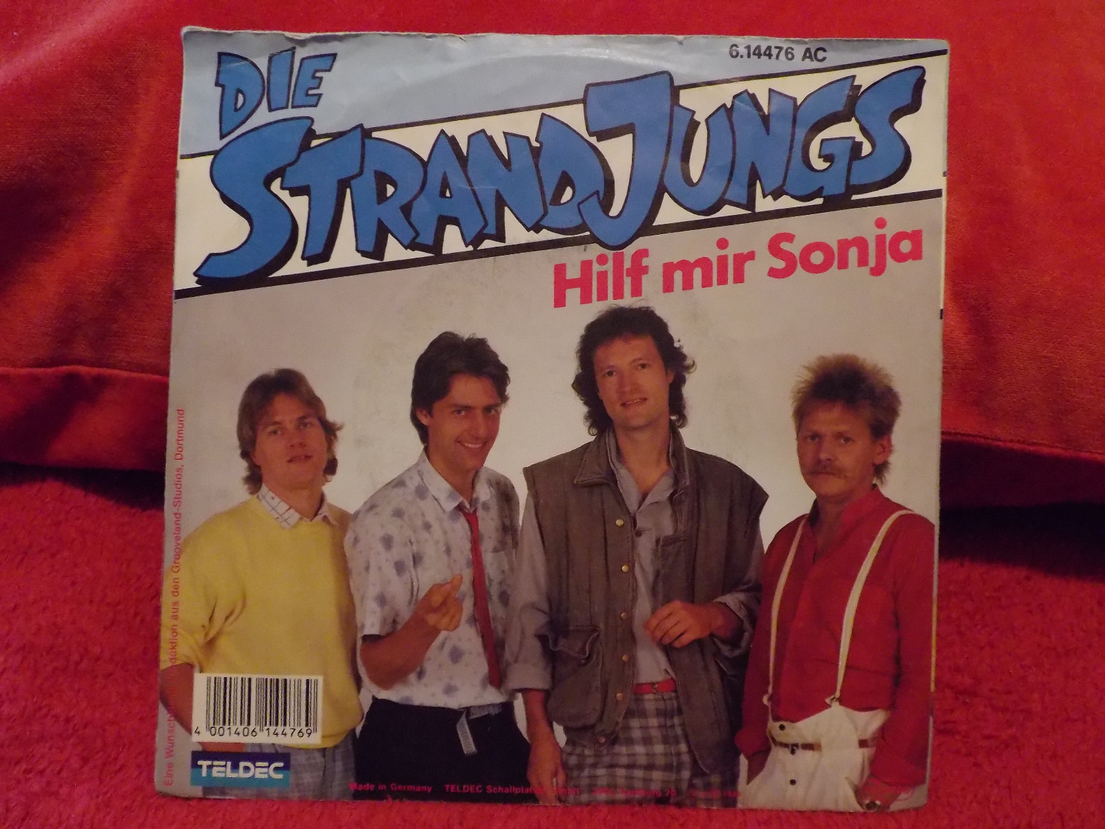 Die Strandjungs – Hilf mir Sonja / Ich hab ein gutes Gefühl | Teldec 1985, Bild 2