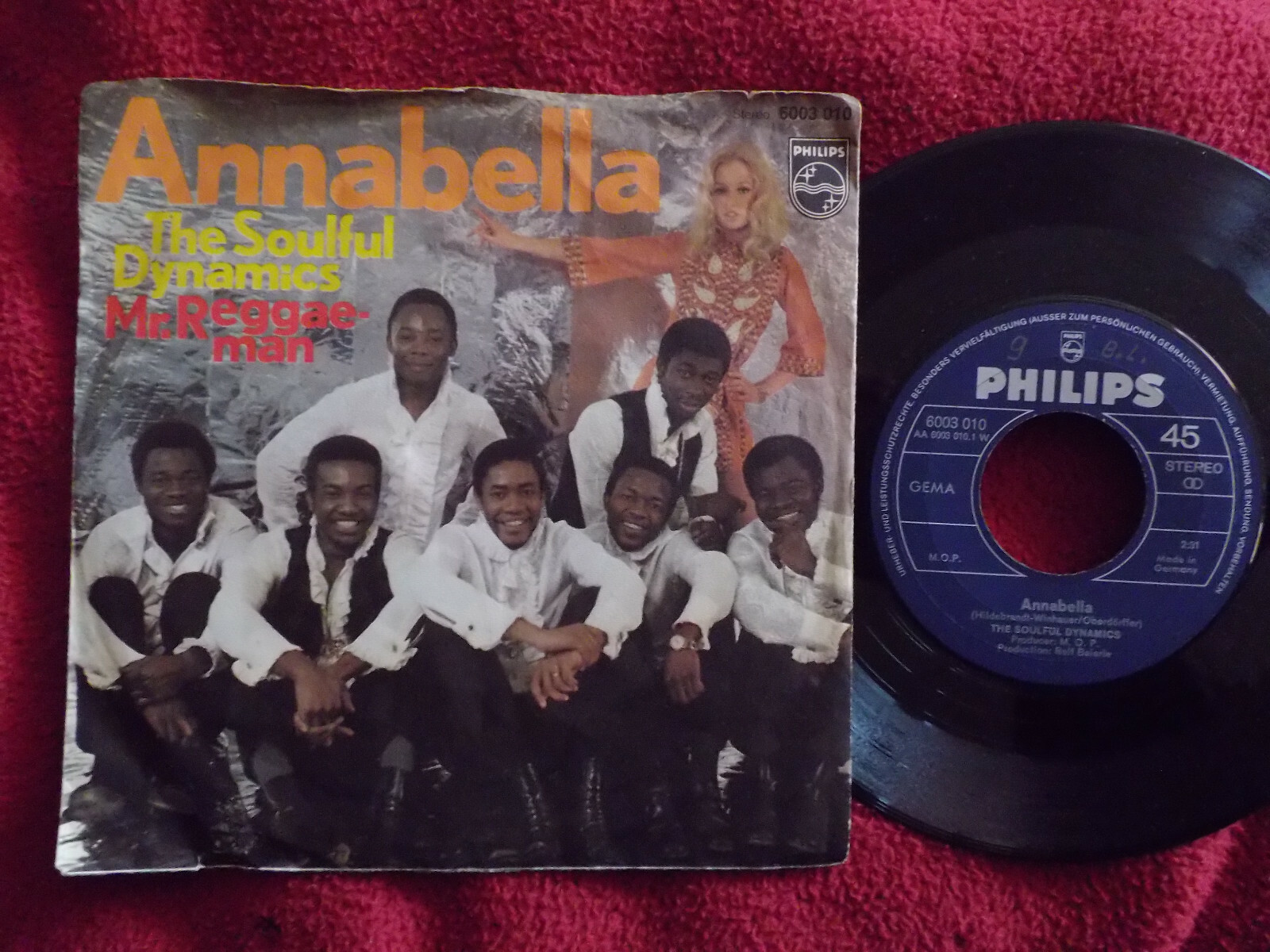 The Soulful Dynamics – Annabella / Mr. Reggaeman – Philips Records 6003 010