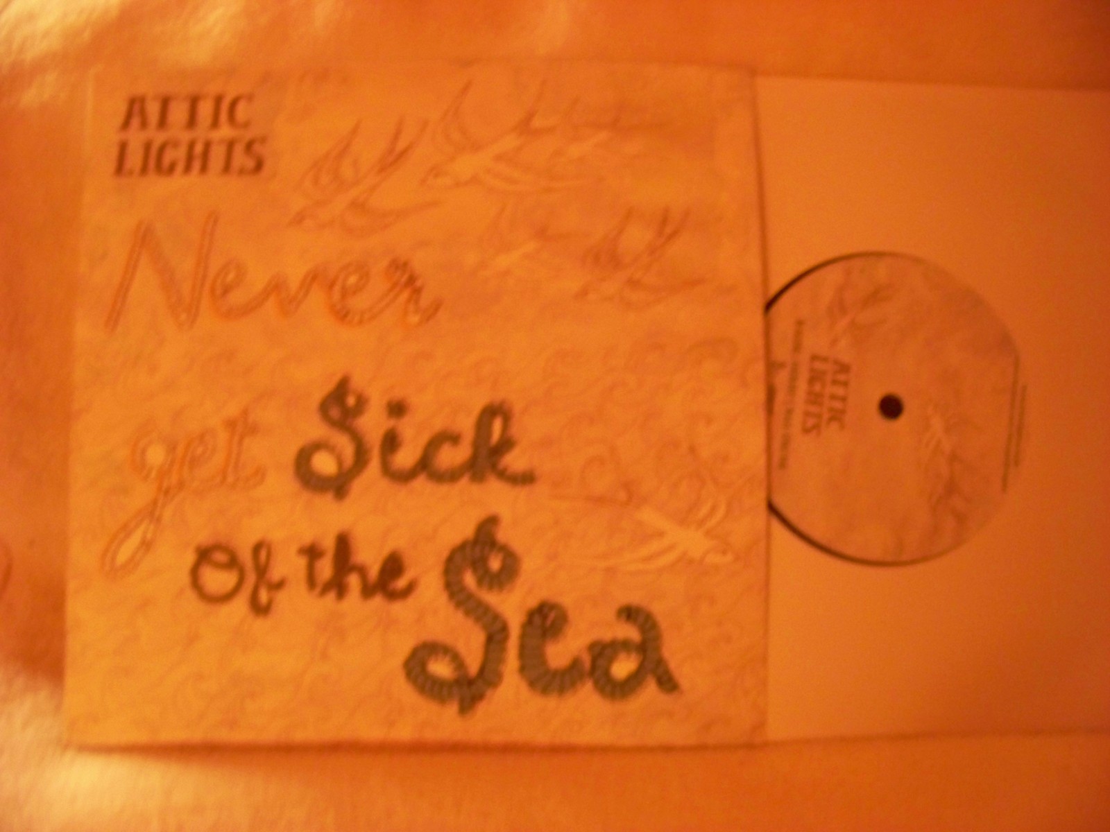 Attic Lights – Never get sick of the sea / Sorry I was drunk (7″-Single)