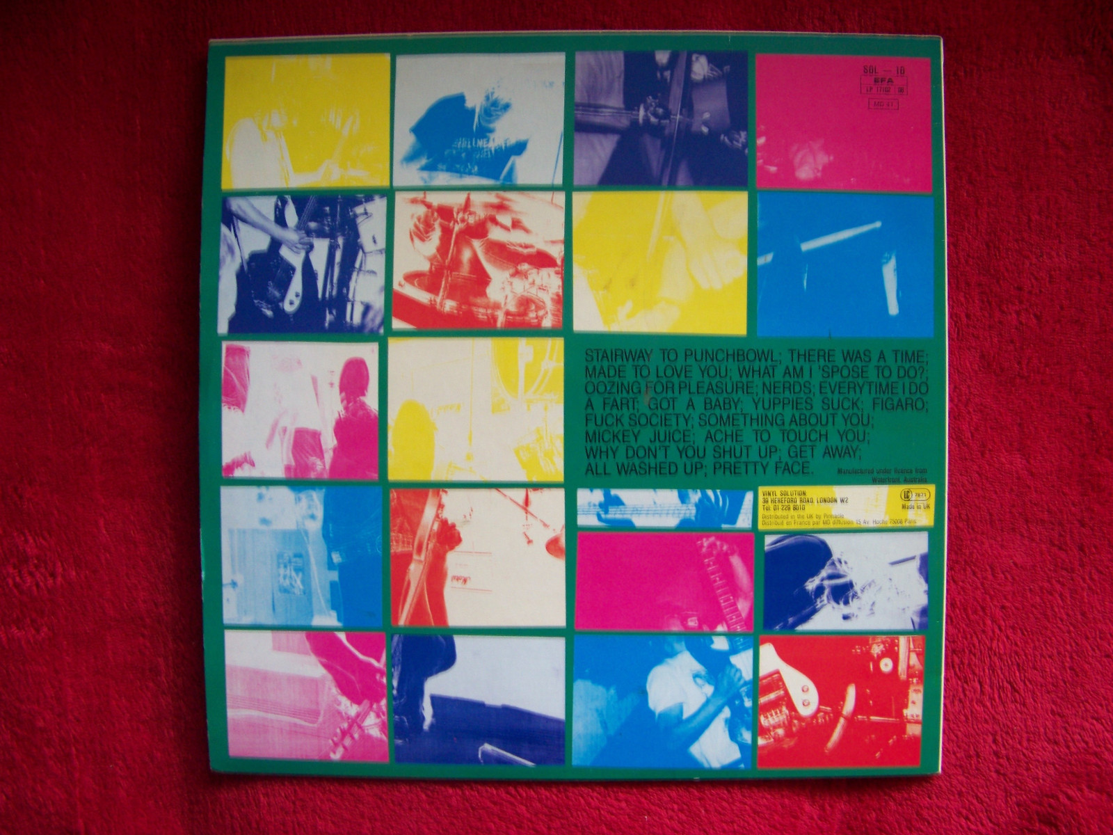 The Hard-Ons – Dickcheese (LP, 1988), Bild 2