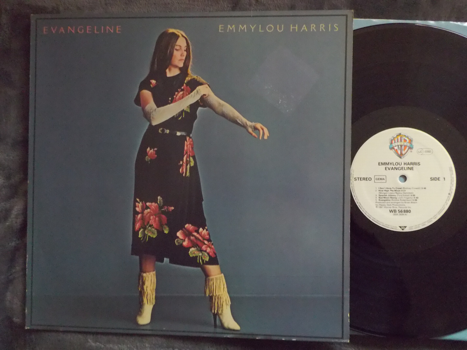 Emmylou Harris – Evangeline (Warner Bros., WB 56 880, LP)