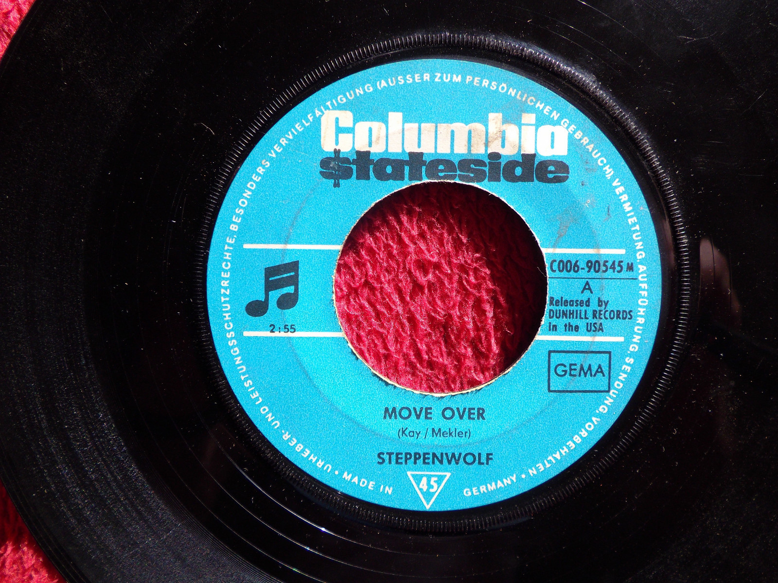 Steppenwolf – Move over / Power play (Columbia Records, 7″-Single)