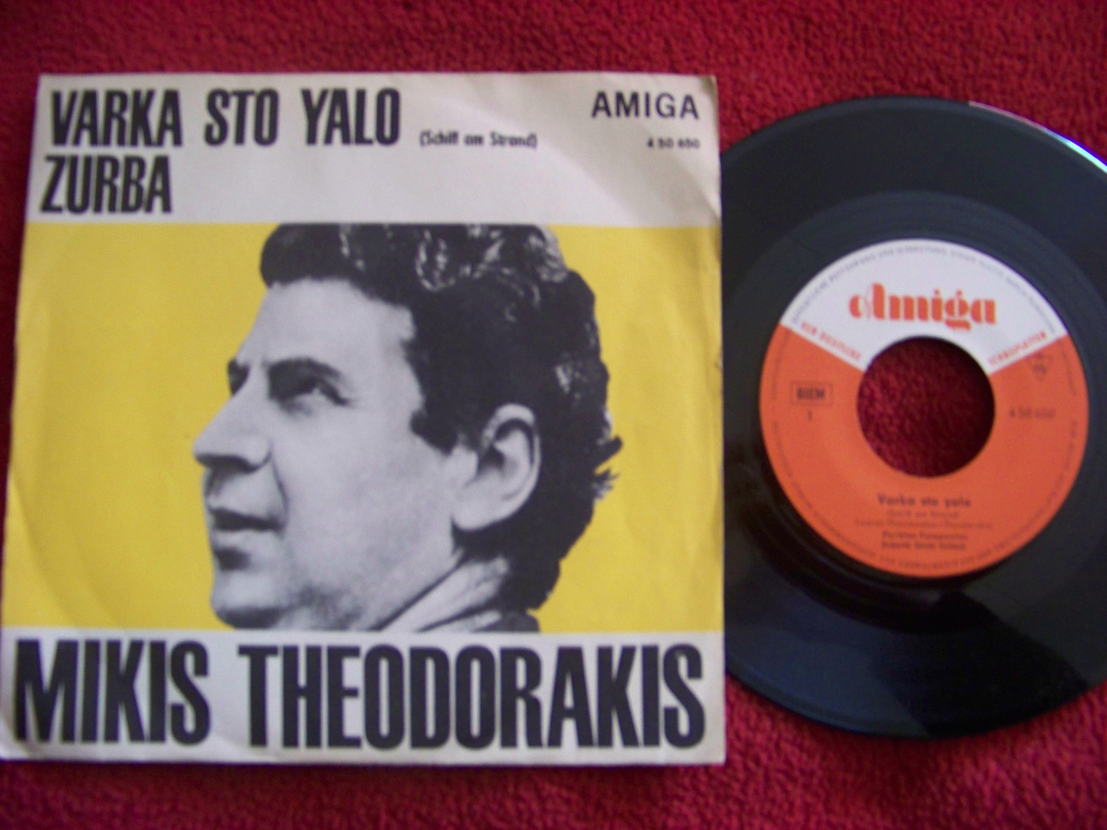 Mikis Theodorakis – Varka sto yalo / Zurba (Amiga, 1967)