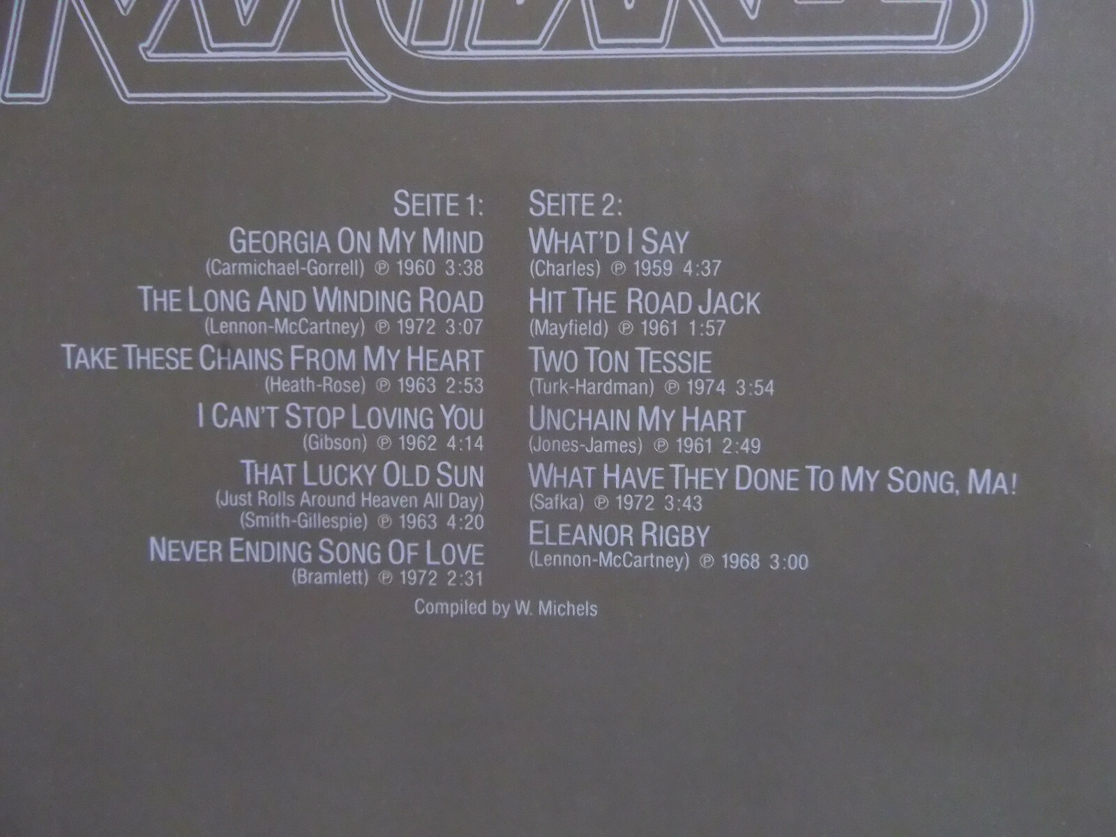 Ray Charles – Ray Charles (LP, London Records, 6.24034, Deutschland, 1979), Bild 3