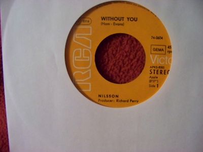 Nilsson – Without You / Gotta Get Up | RCA 7″-Single
