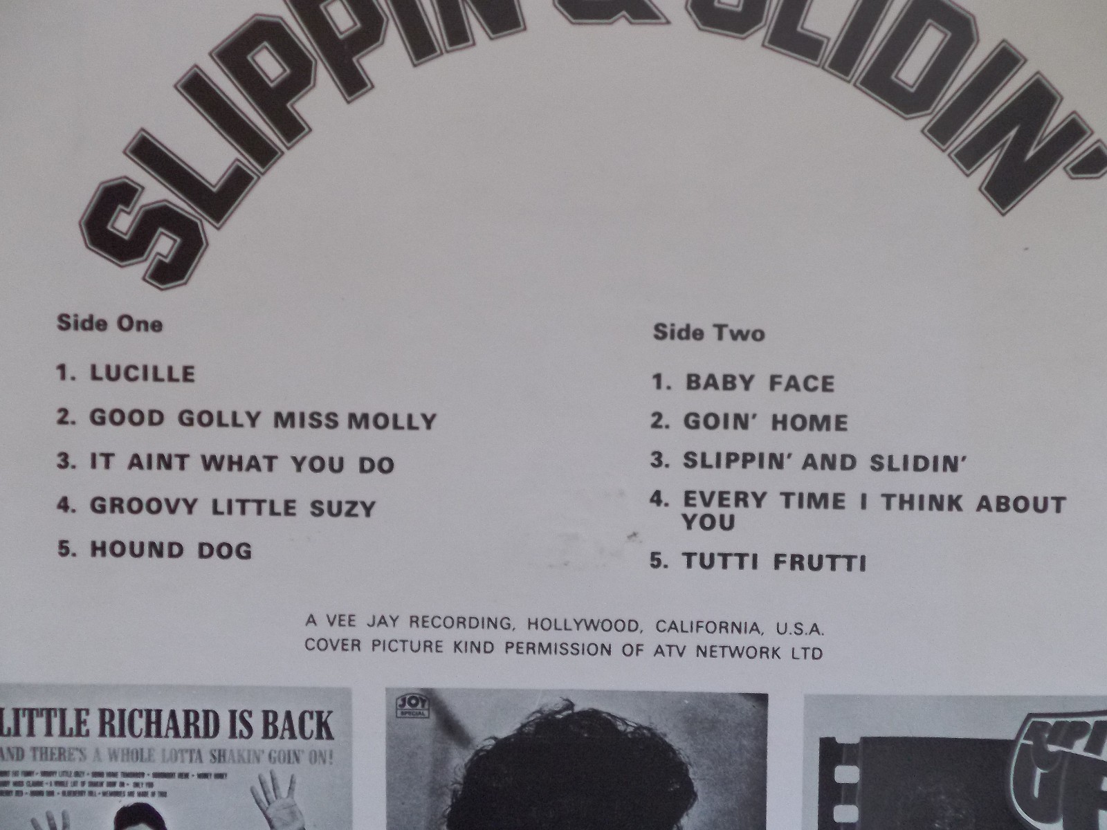 Little Richard – Slippin´ & Slidin´ | Joy Records JOYS 270, UK 1974, Bild 3