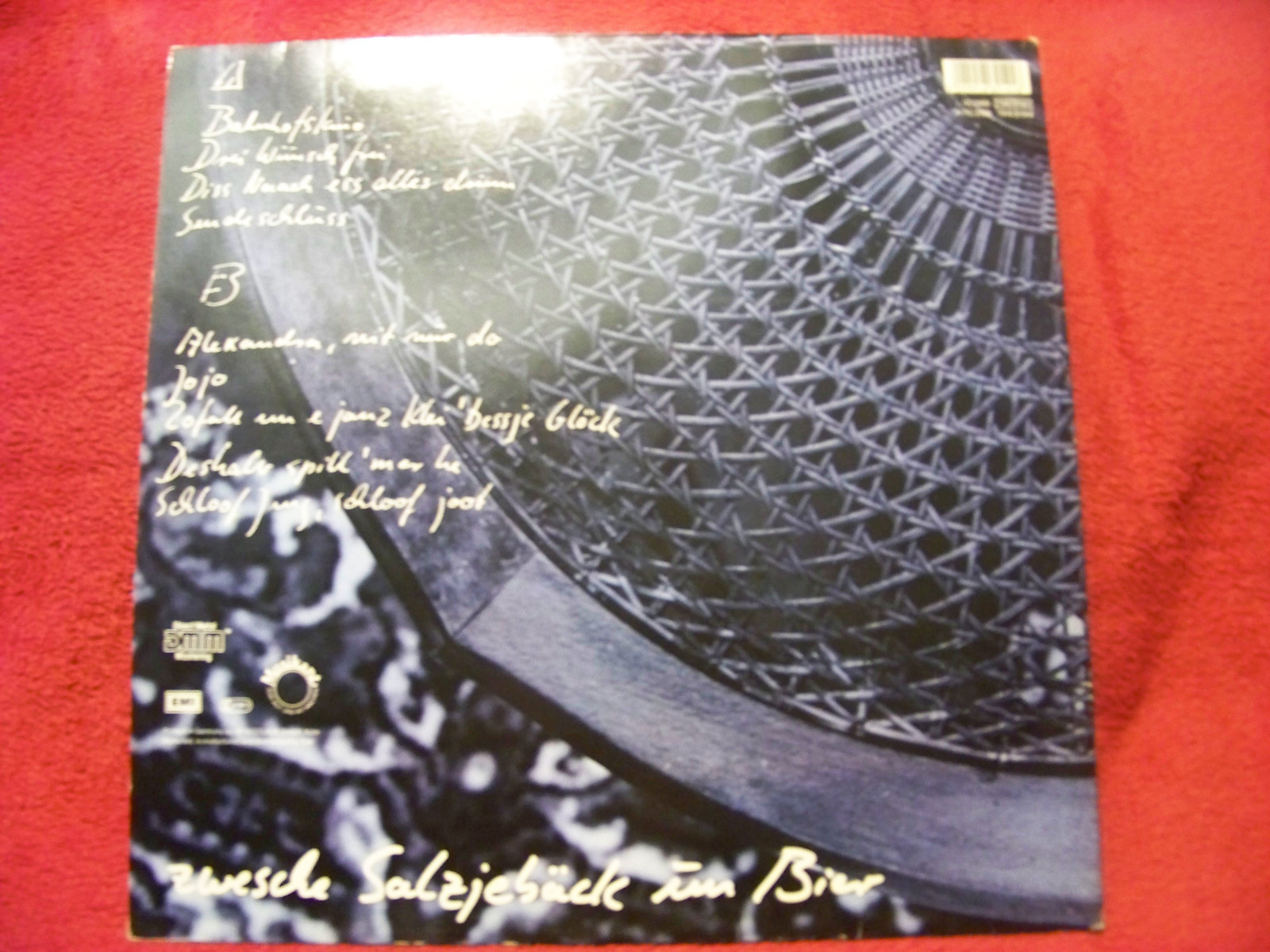 BAP – Zwesche Salzjebäck un Bier (LP, 1981), Bild 4