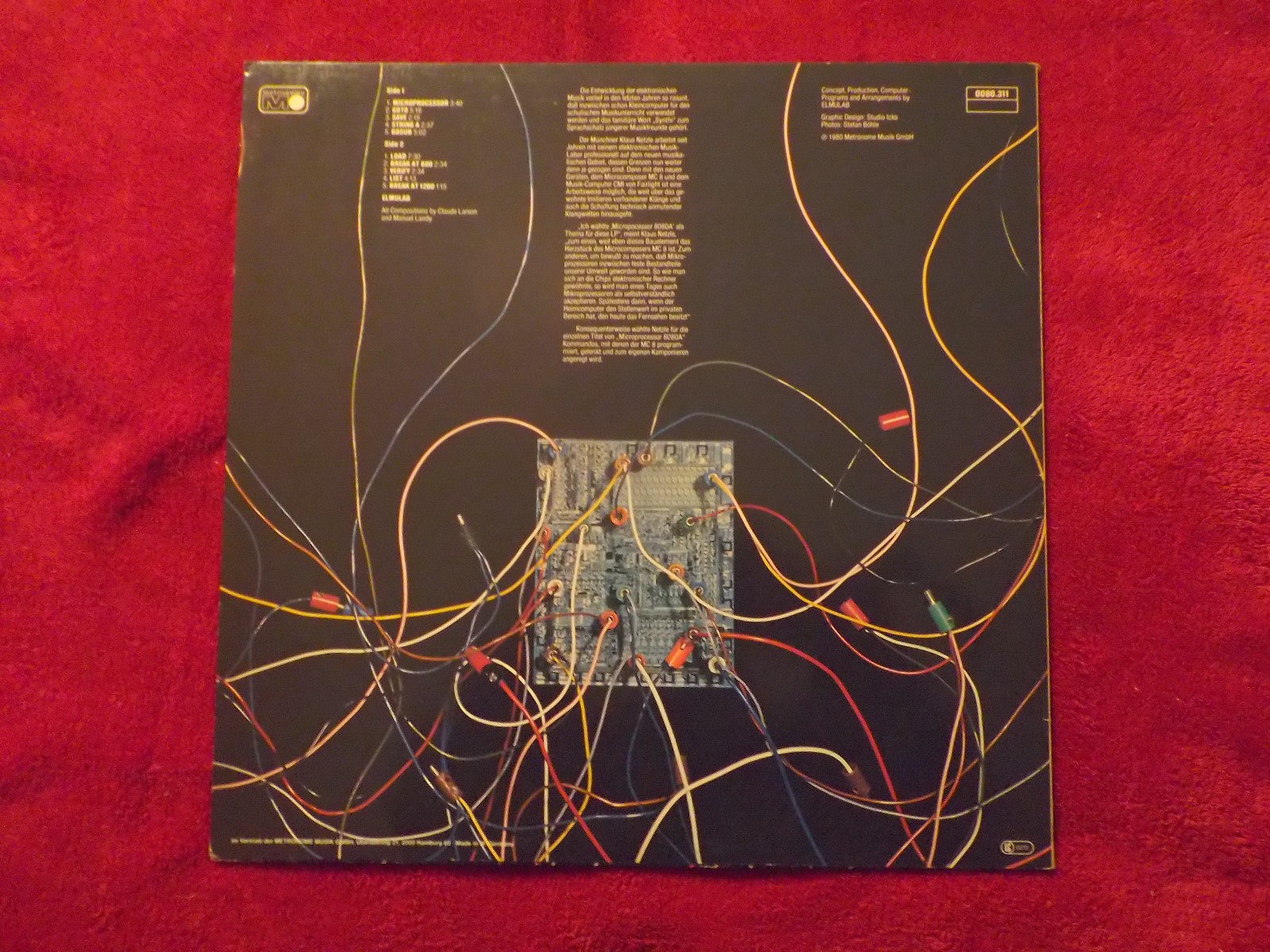 Elmulab – Microprocessor 8080A | Metronome Records 0060.311 (LP, 1980), Bild 3