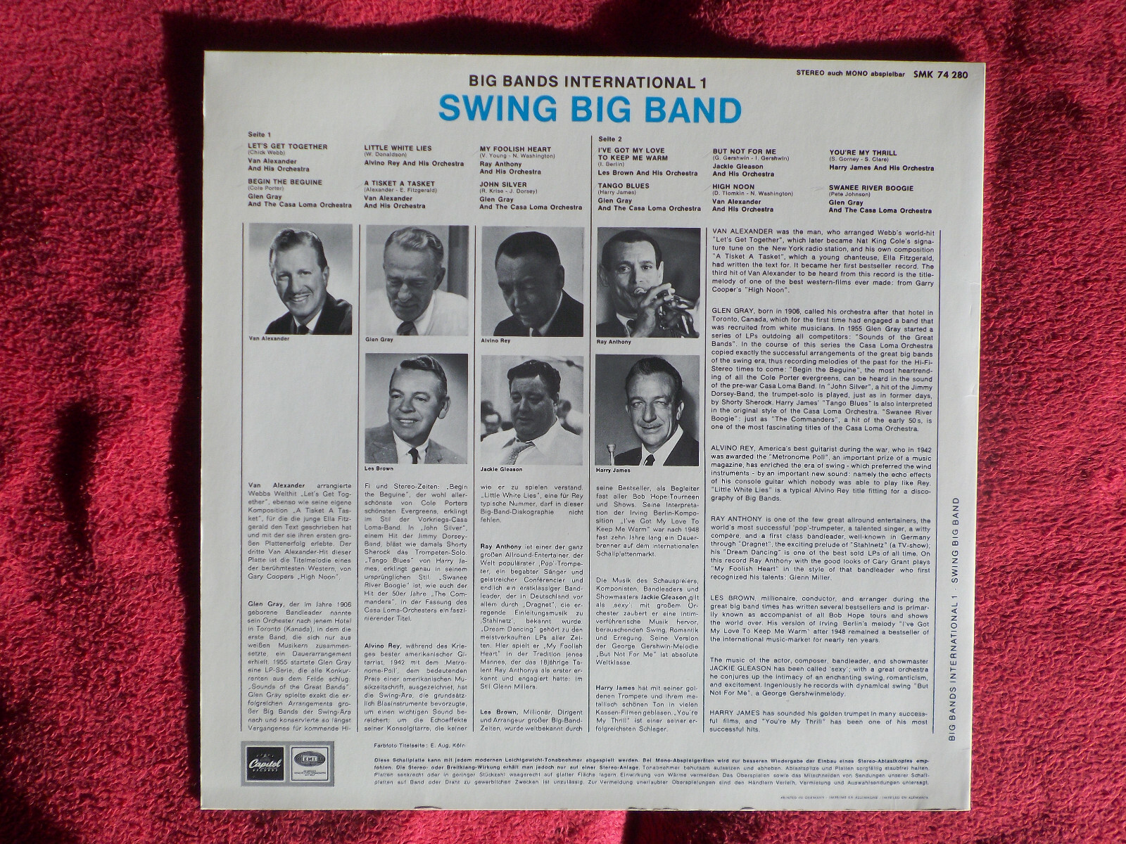 V.A. – Big Band International 1: Swing Big Band | Capitol Records, LP, Bild 3