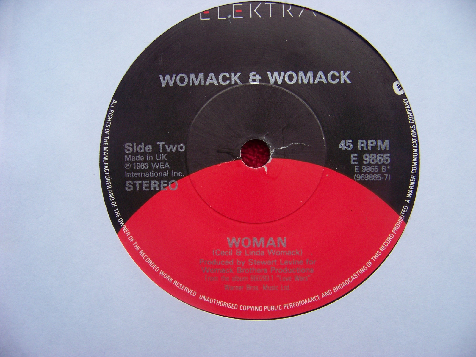 Womack & Womack – Express Myself (Remix) / Woman | UK Single, Bild 2