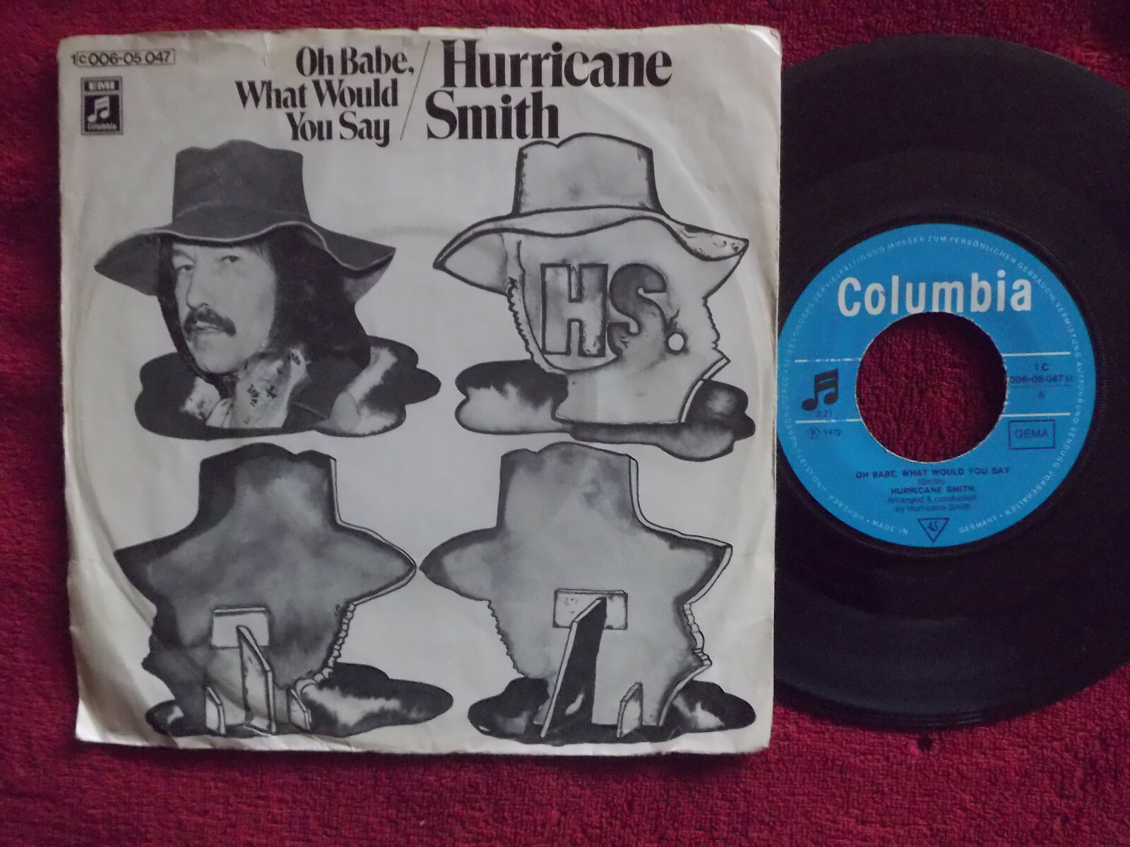 Hurricane Smith – Oh Babe, What Would You Say / Getting to Know You (Single, 1972)