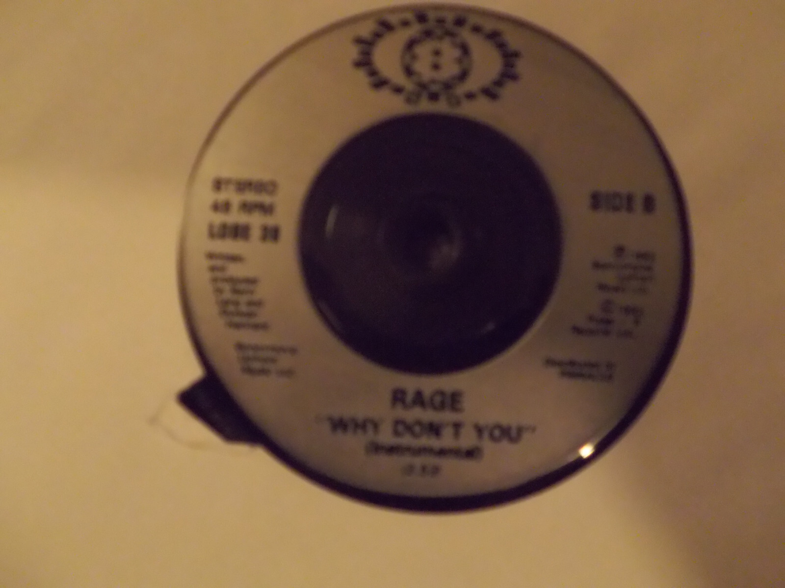 Rage – Why don´t you (Original Edit) / Why don´t you (Instr. Version), Bild 2