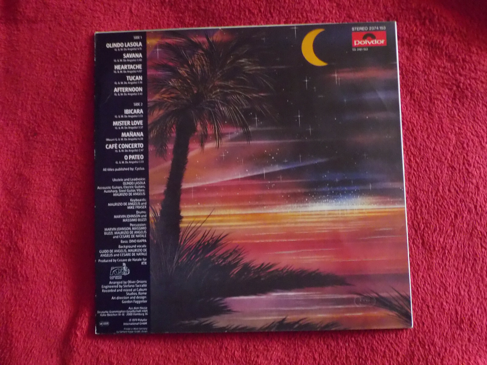 Olindo Lasola – same | Polydor, 1979, LP, Bild 2
