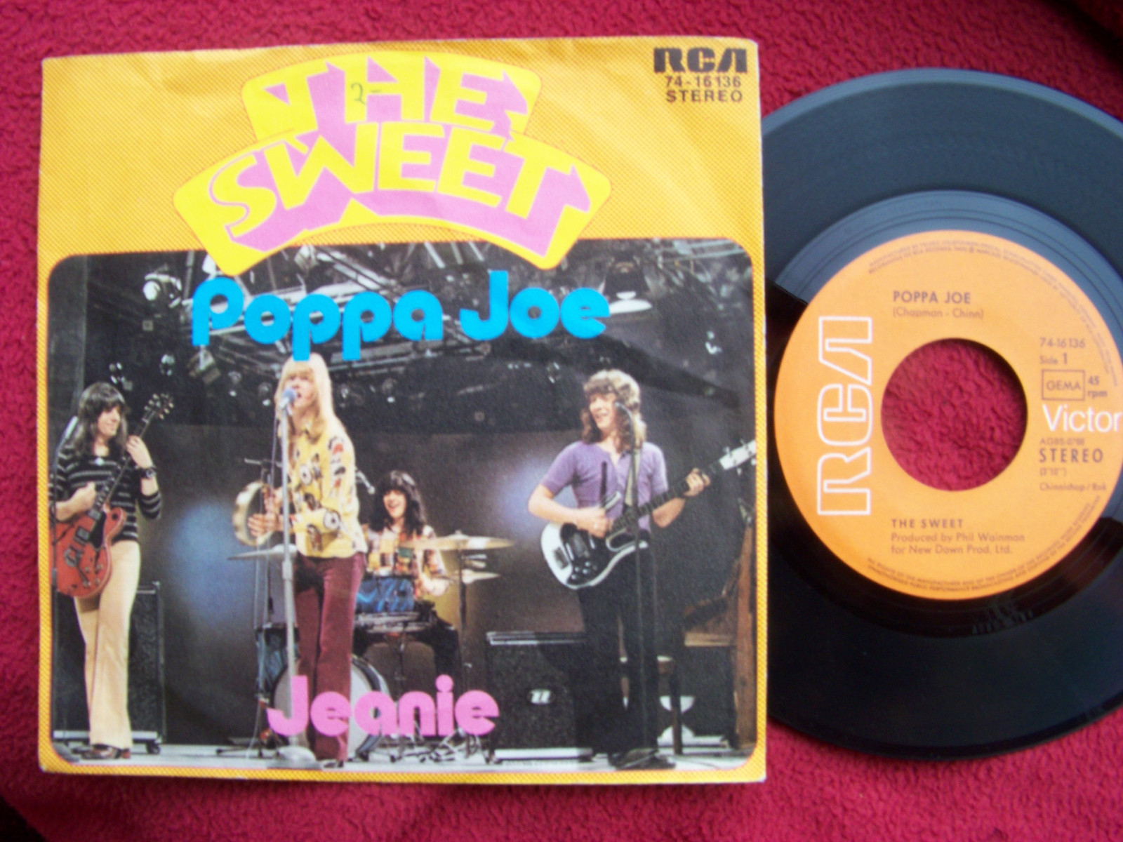 The Sweet – Poppa Joe / Jeanie | RCA 45er-Single