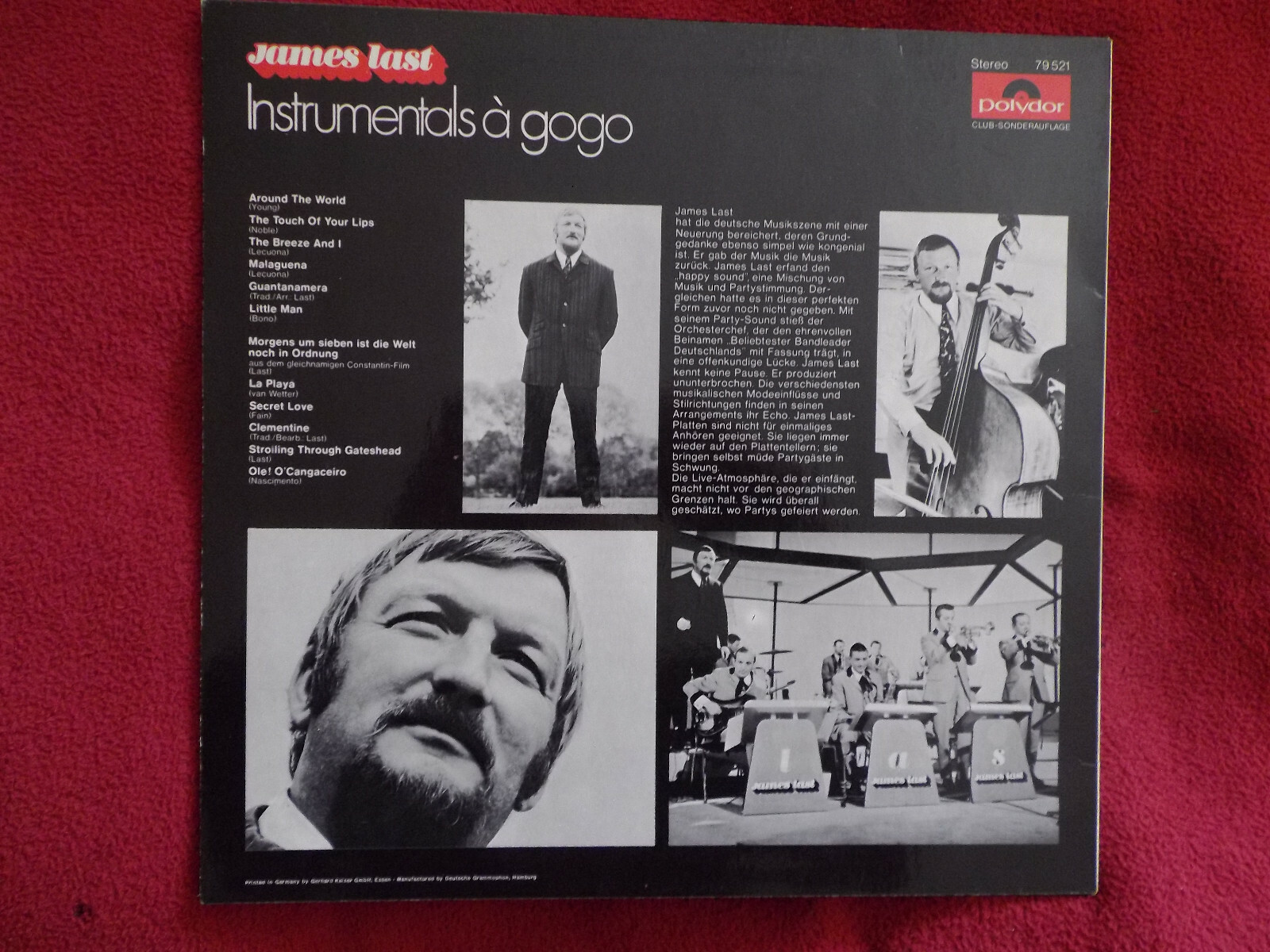 James Last – Instrumentals a gogo | Polydor Records Club-Sonderauflage, LP, Deutschland 1969, Bild 2
