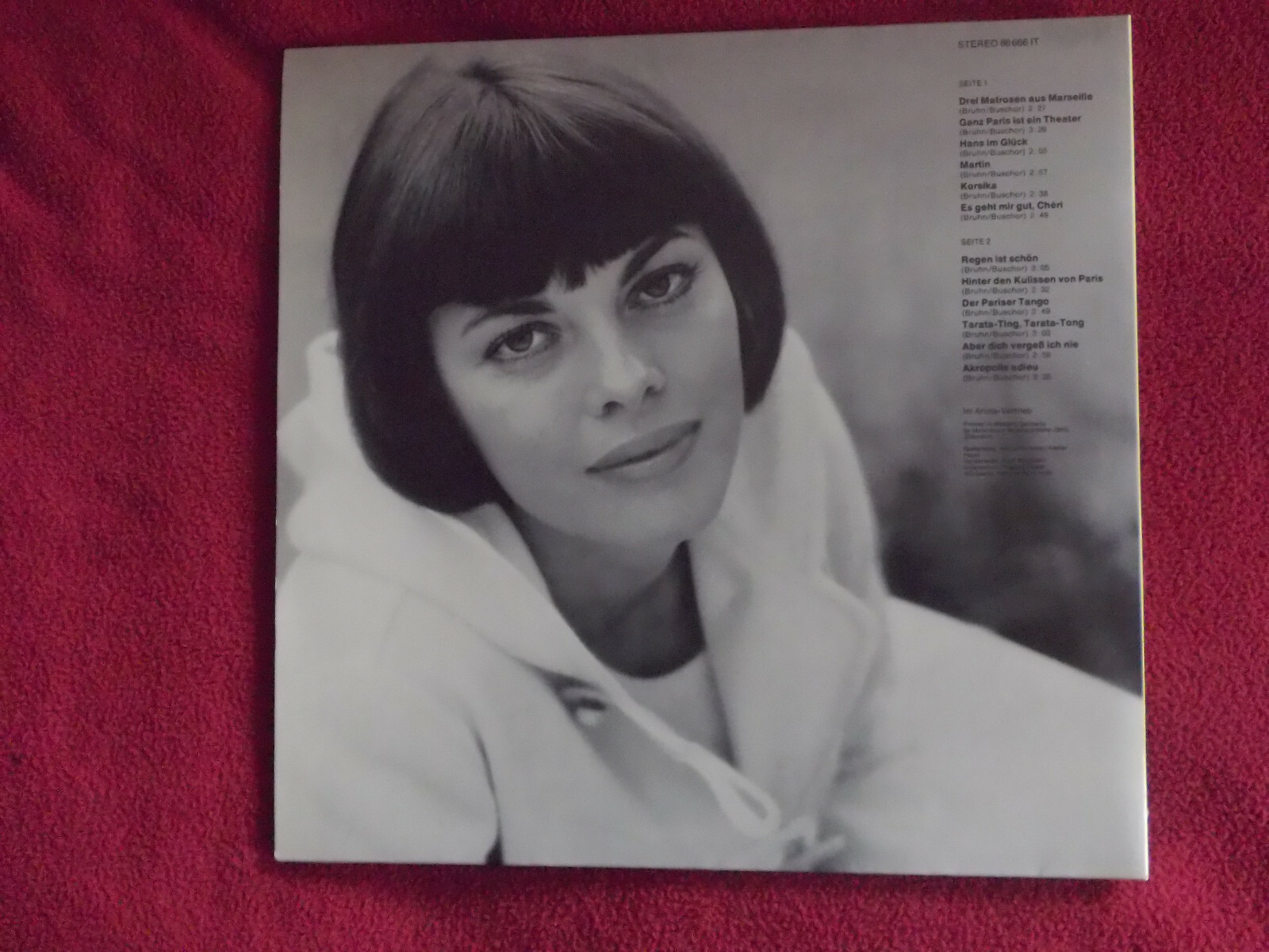 Mireille Mathieu – Schlager-Rendezvous mit Mireille Mathieu | Ariola Records LP, Bild 3