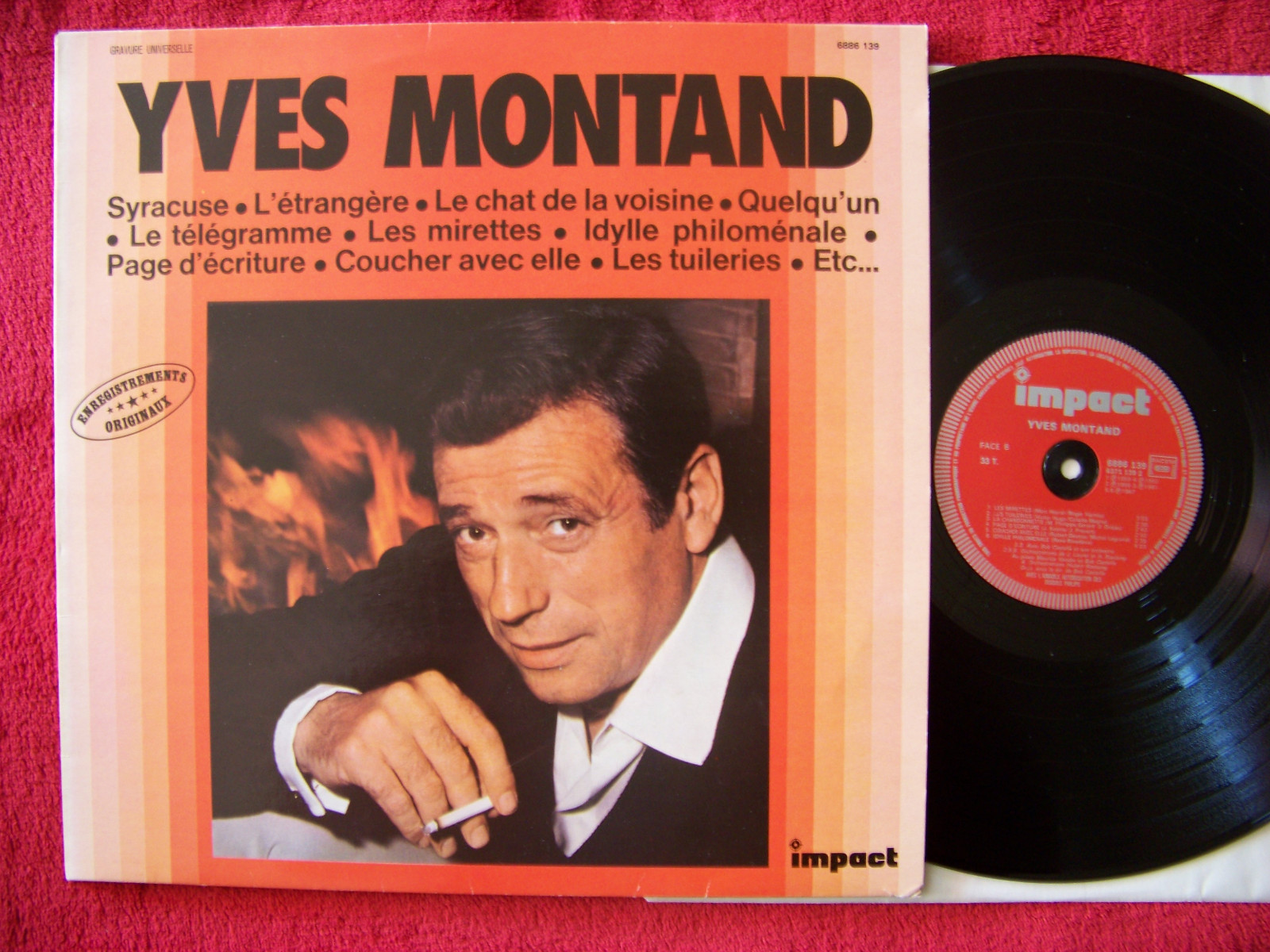 Yves Montand – Yves Montand, LP, Impact Records