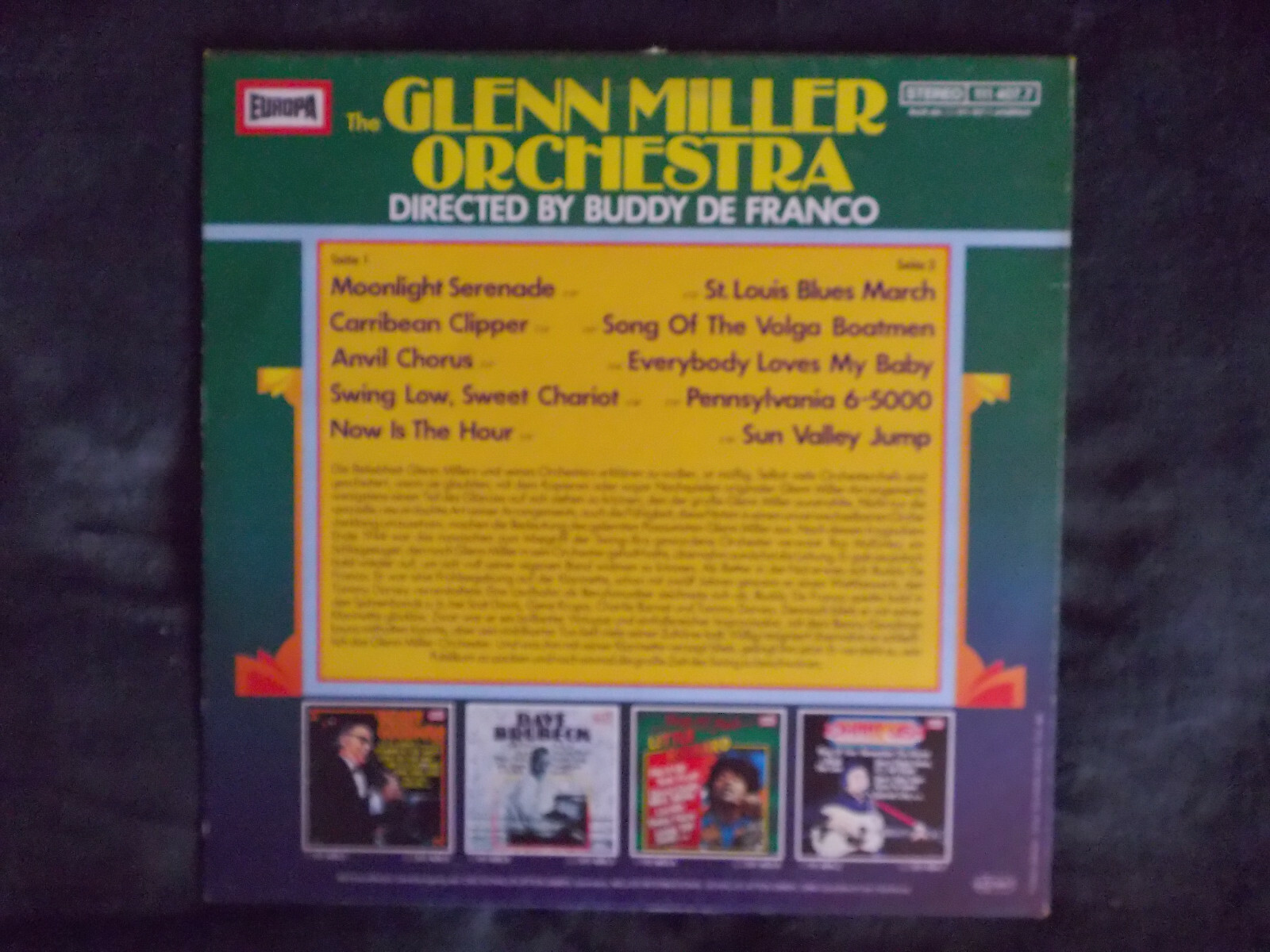Glenn Miller – The Glenn Miller Orchestra directed by Buddy de Franco (LP), Bild 3