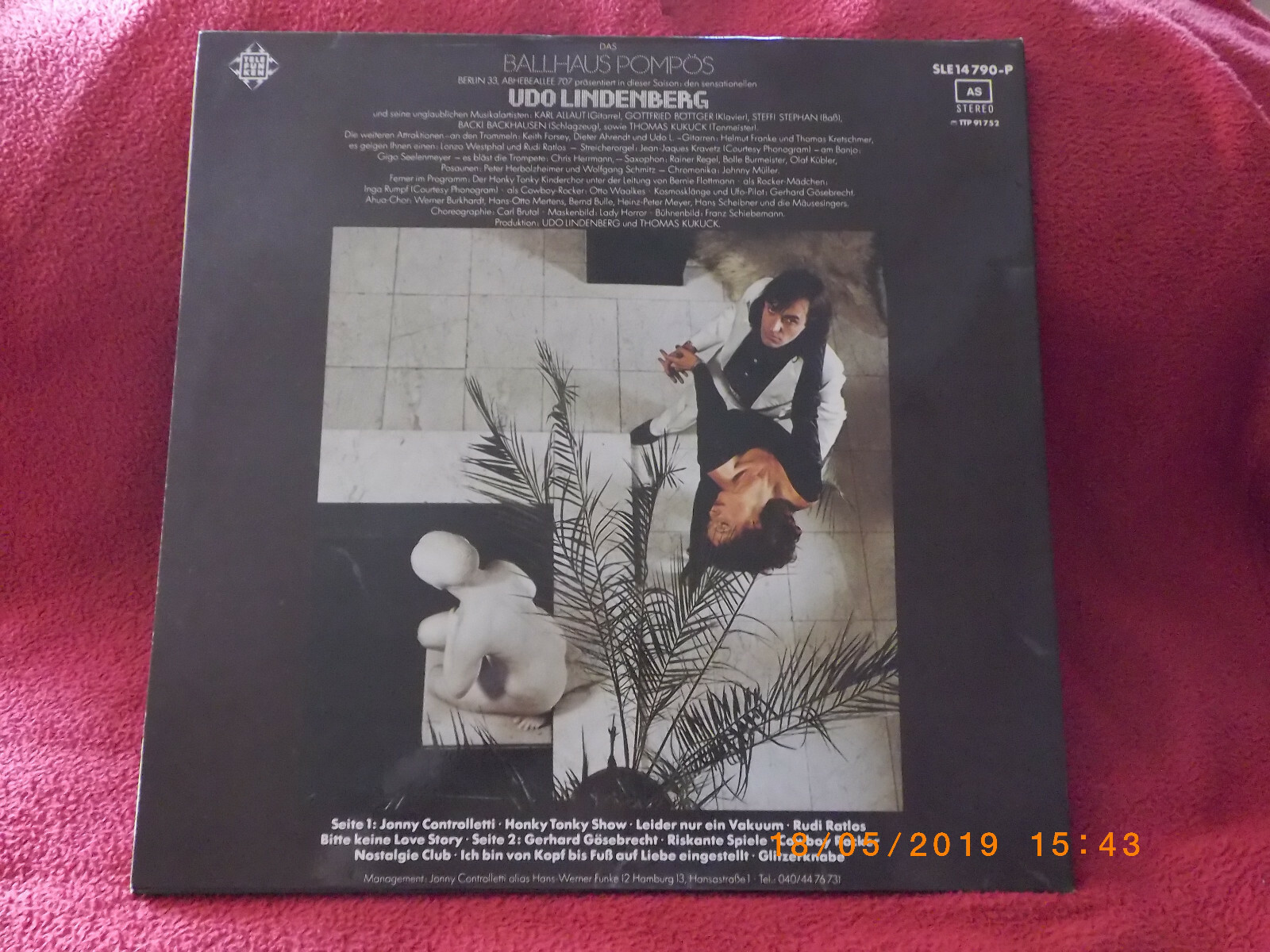 Udo Lindenberg – Ball Pompös | Telefunken LP, Deutschland 1974, Bild 3