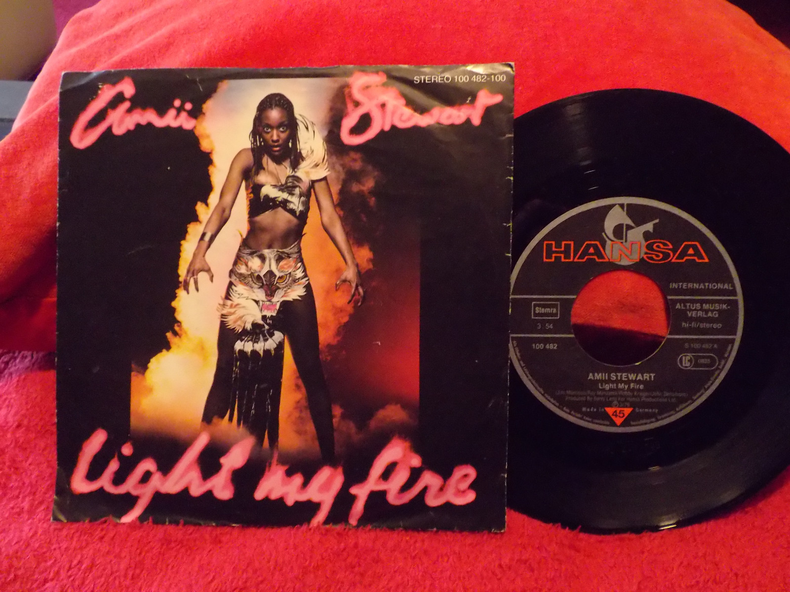 Amii Stewart – Light My Fire / Bring It on Back to Me (Hansa Records, 1979)