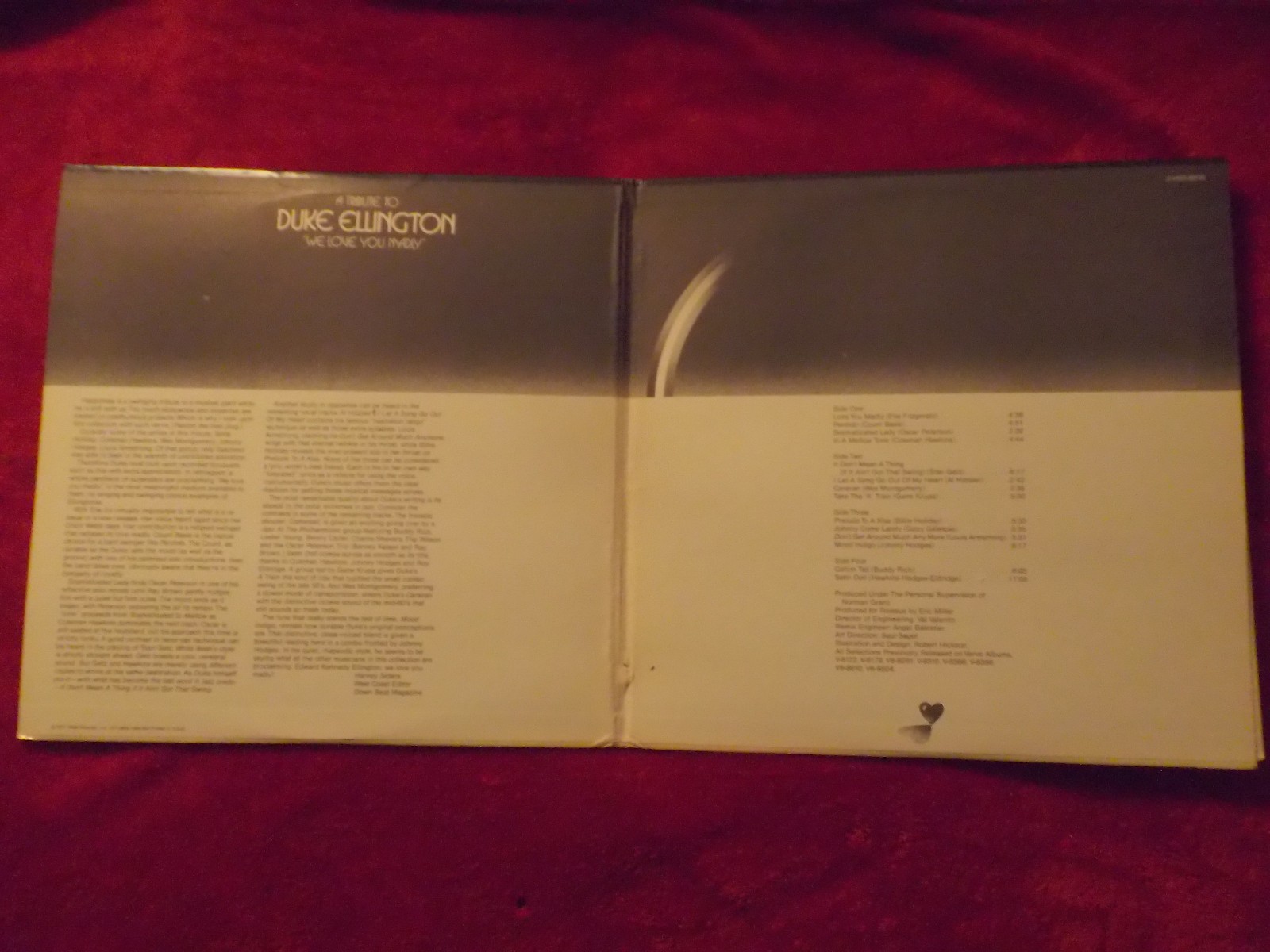 Duke Ellington – We love you madly (D-LP, Verve Records), Bild 2