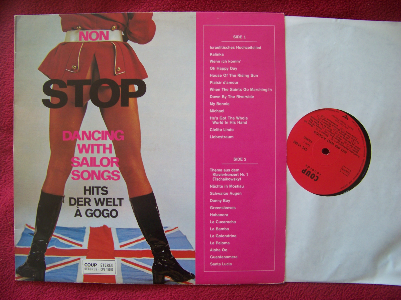 Various – Non Stop dancing with sailor songs: Hits der Welt a gogo (LP)