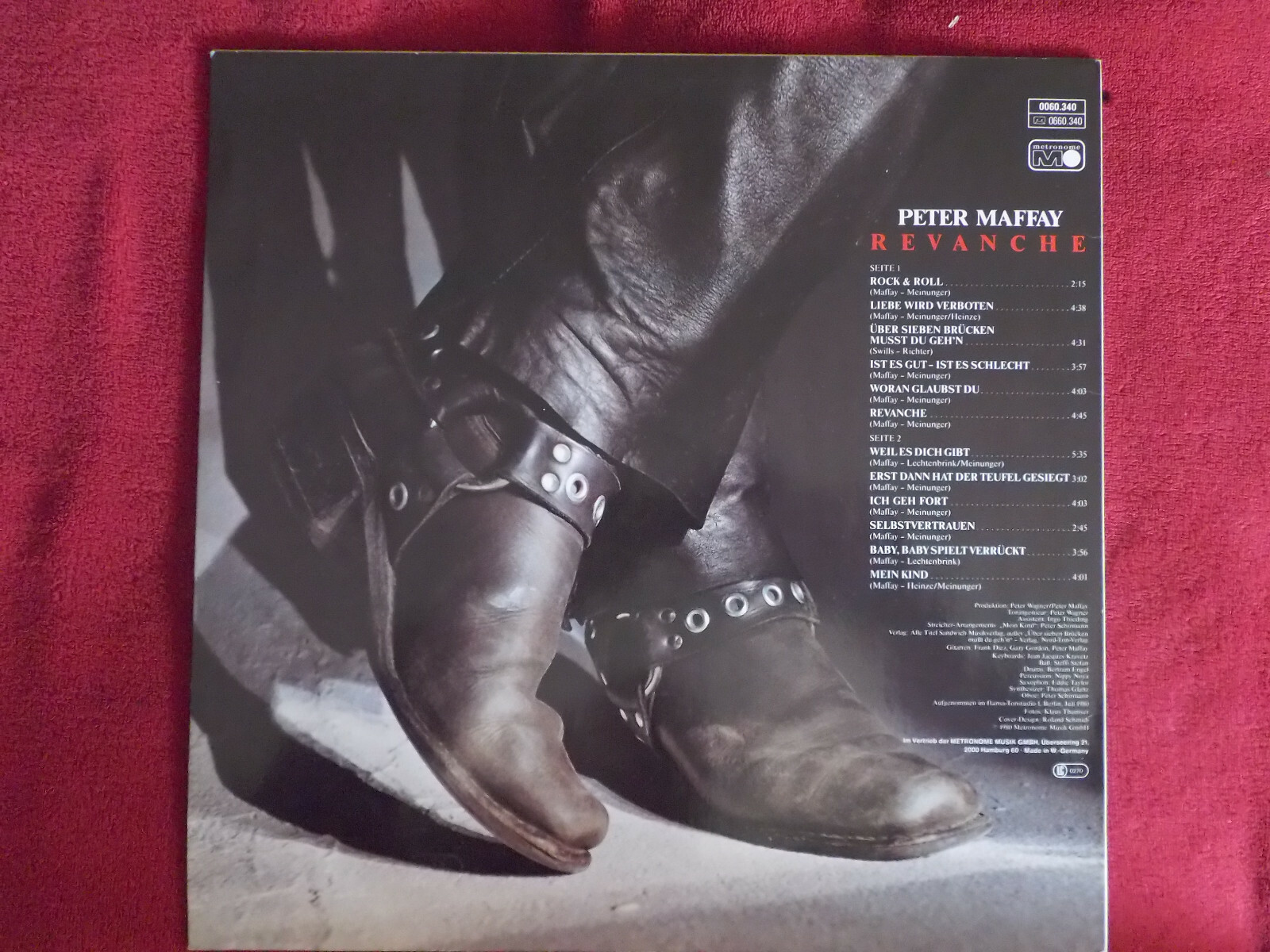 Peter Maffay – Revanche | Metronome Records, LP, 1980, Bild 2