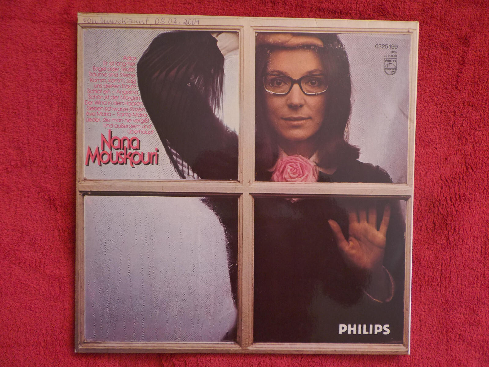 Nana Mouskouri – Sieben schwarze Rosen | Philips LP, Deutschland 1977, Bild 5