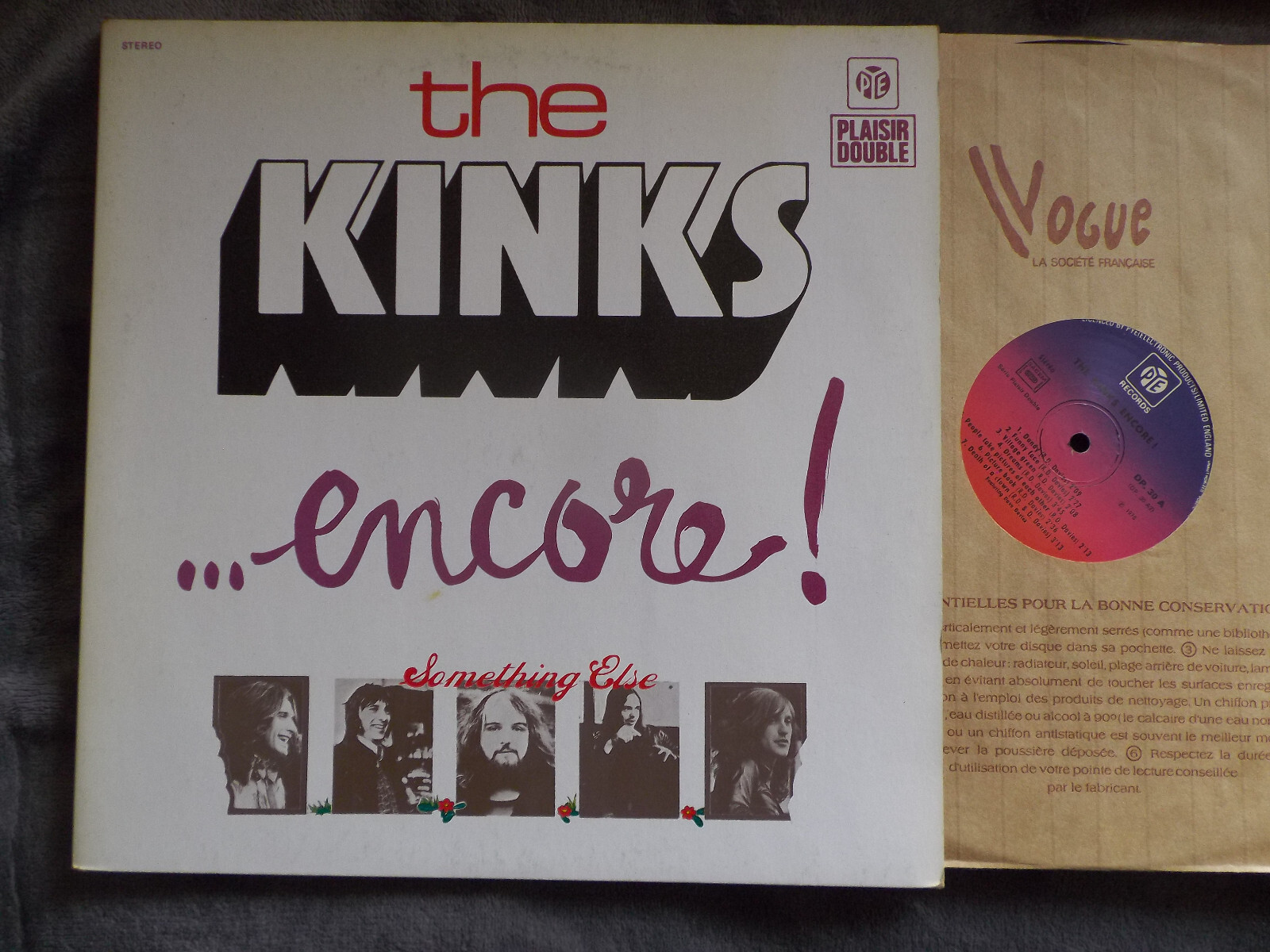 The Kinks – Encore ! | Double-LP, PYE Records, Frankreich
