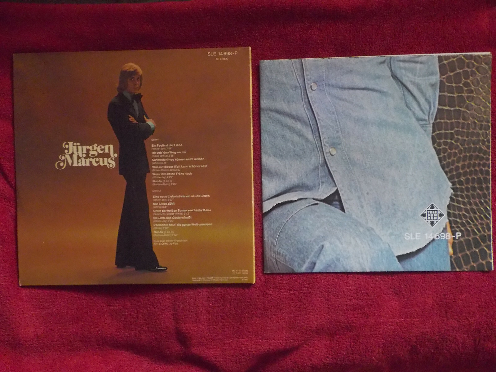 Jürgen Marcus – Ein Festival der Liebe | Telefunken LP mit Poster (1973), Bild 3