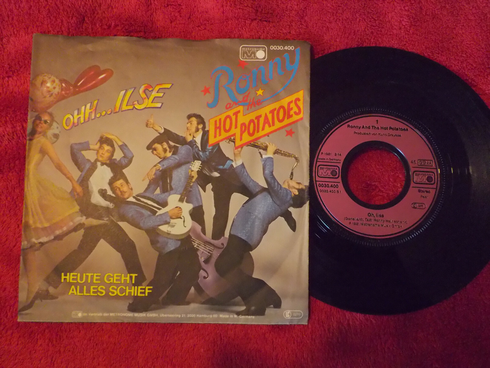 Ronny and the Hot Potatoes – Ohh.... Ilse / Heute geht alles schief (Single)