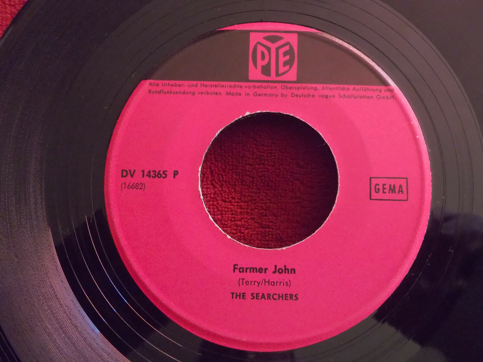 The Searchers – Farmer John / Tricky Dicky | deutsche Pye-Single