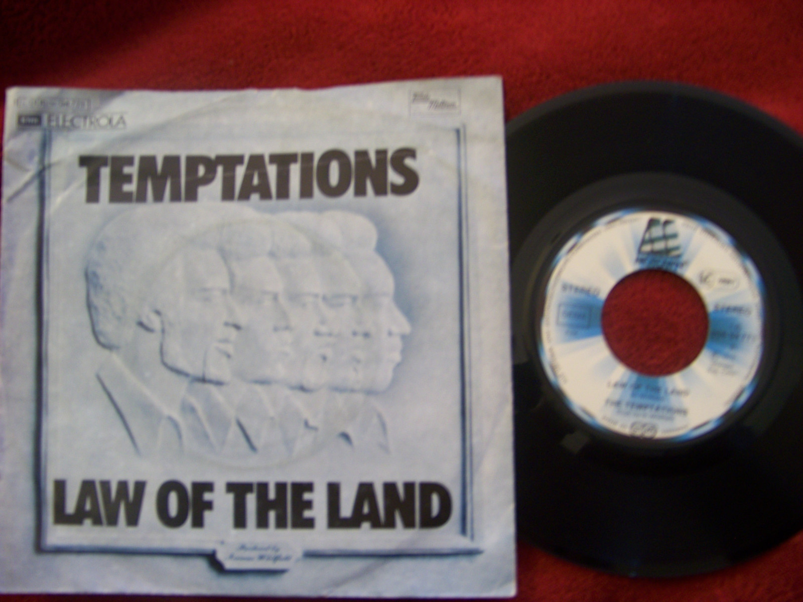 The Temptations – Law of the Land / Run Charlie Run · Motown / EMI Records, 1973