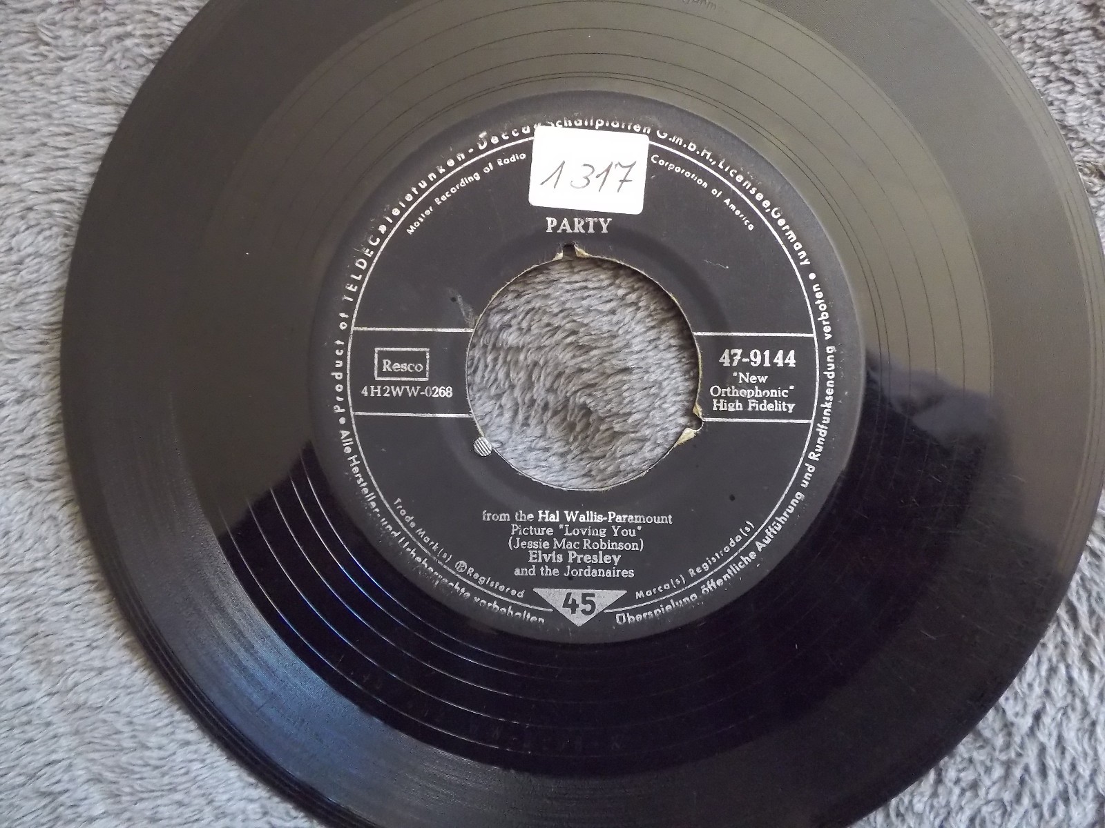 Elvis Presley – Got a lot o´livin´ to do / Party (RCA Records, 47-9144), Bild 2