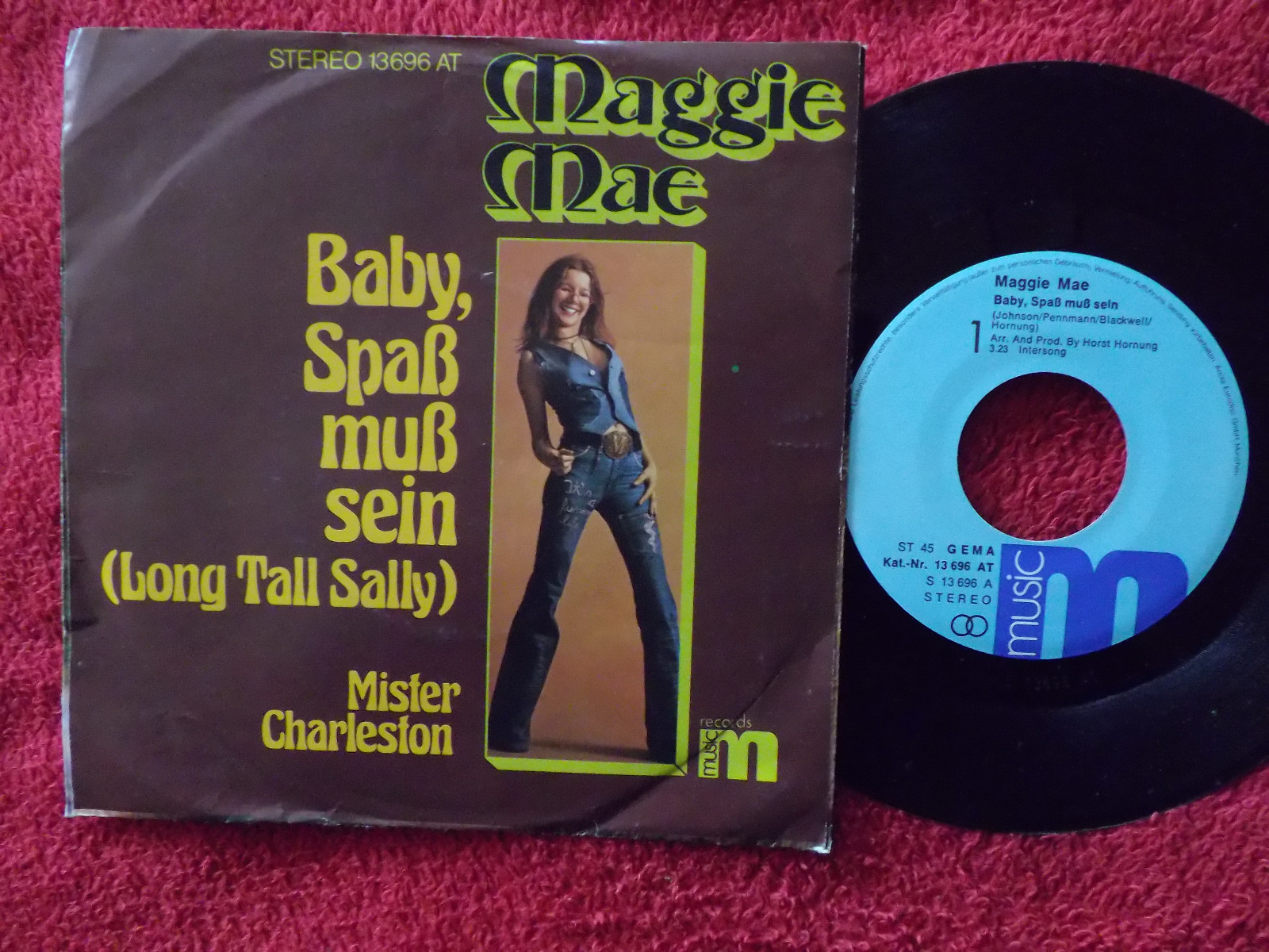 Maggie Mae – Baby, Spaß muß sein / Mister Charleston | Single 7″, 45 U/min