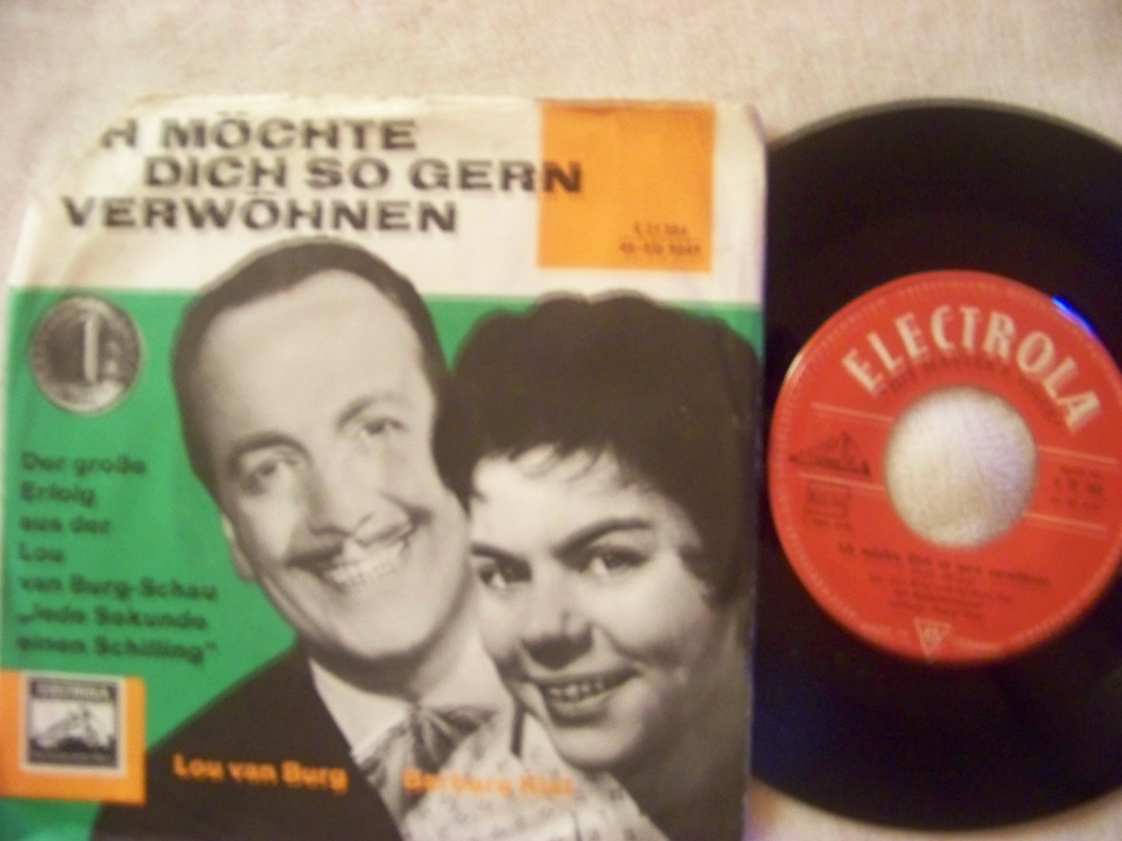 Lou van Burg + Barbara Kist – Ich möchte dich so gern verwöhnen / Warte bis die Sonne wieder scheint (Electrola, E 21 386)