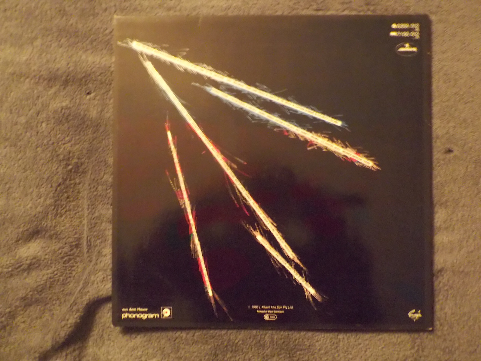 Flash and the Pan – Lights in the night (LP, Mercury, 1980), Bild 2