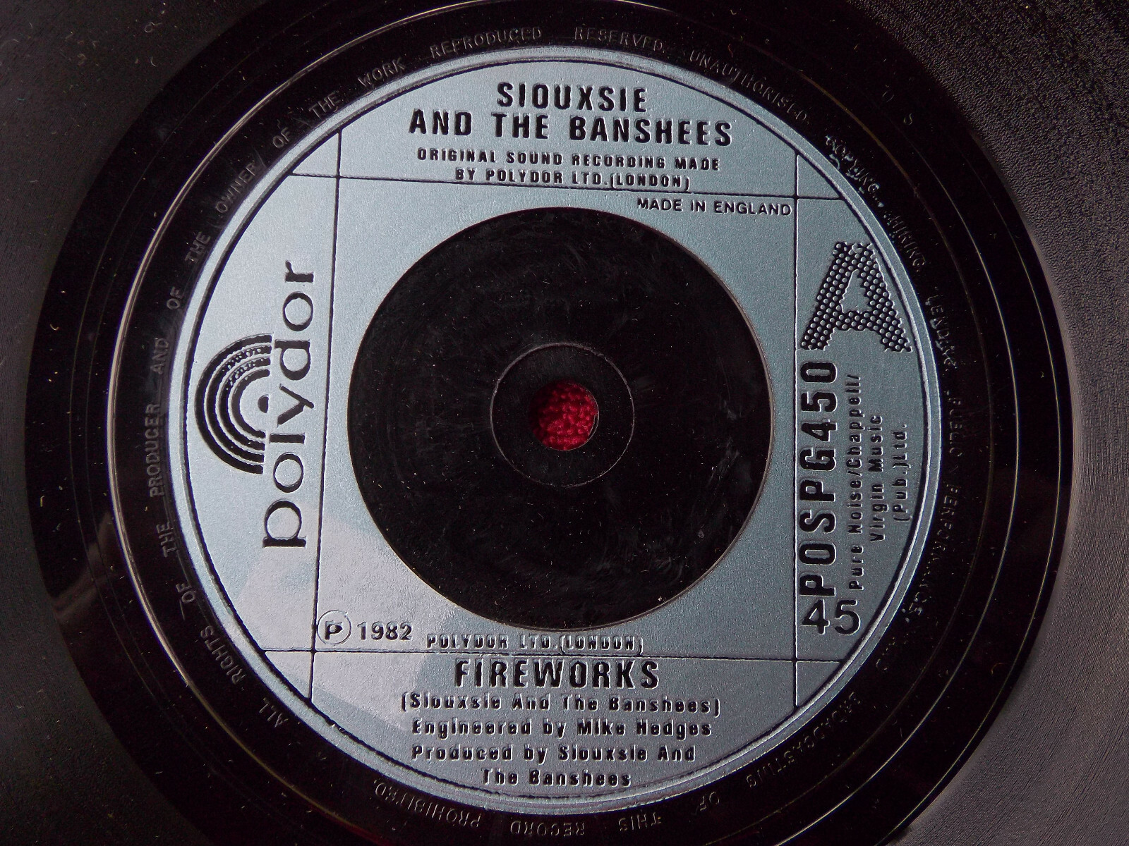 Siouxsie and the Banshees – Fireworks / Coal mind (45 U/min)