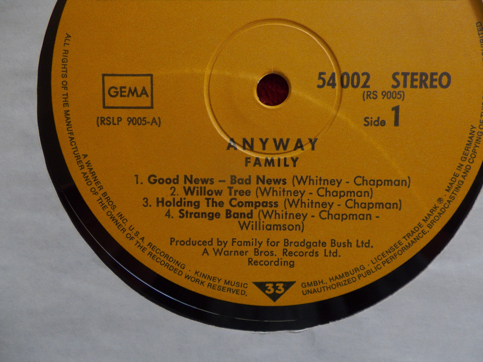Family – Anyway... (LP, Reprise Records 54 002), Bild 5