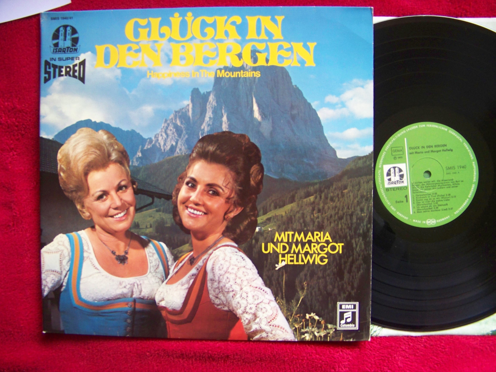 Maria und Margot Hellwig – Glück in den Bergen – Doppel-LP