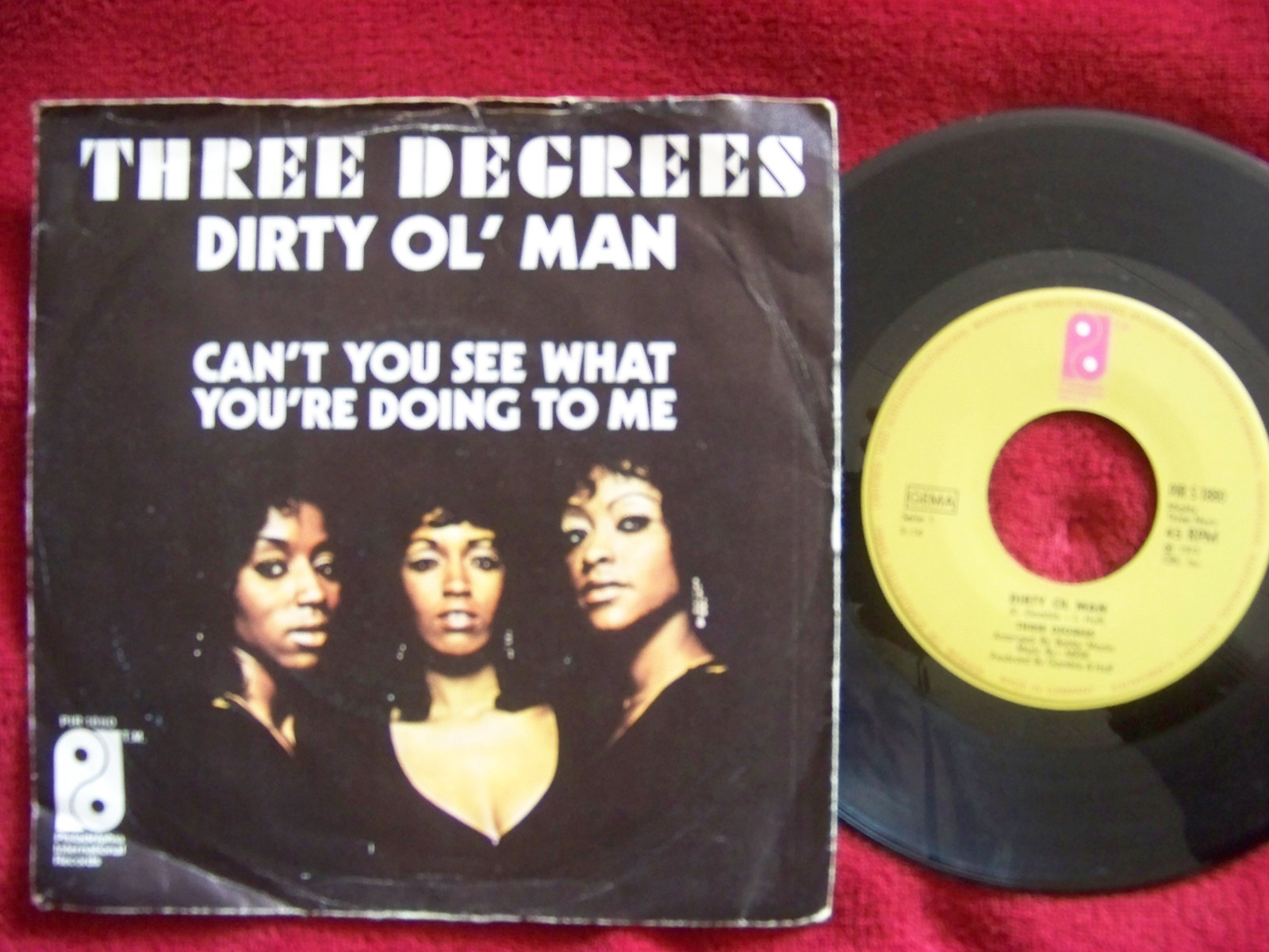 The Three Degrees – Dirty ol´ man / Can´t you see (Single, 1973)