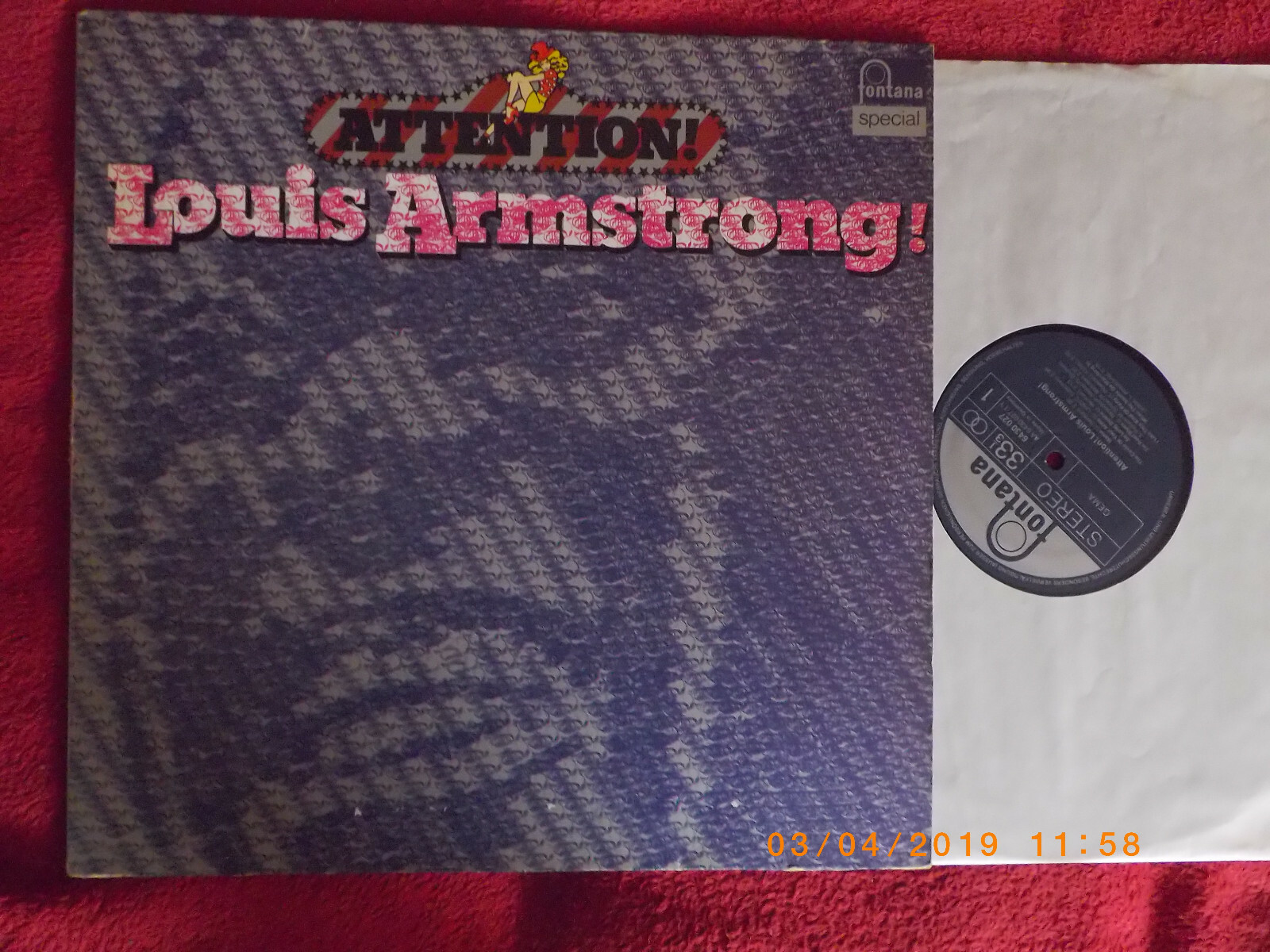 Louis Armstrong – Attention ! | Fontana LP
