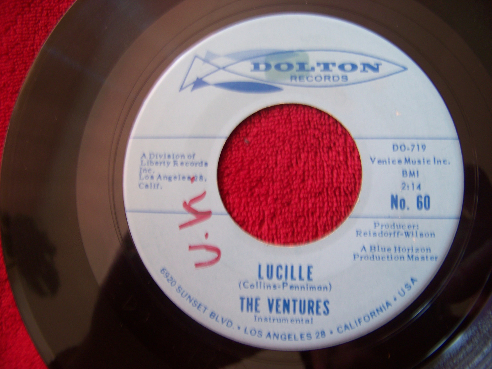The Ventures – Lucille / Lolita ya-ya – US-Single