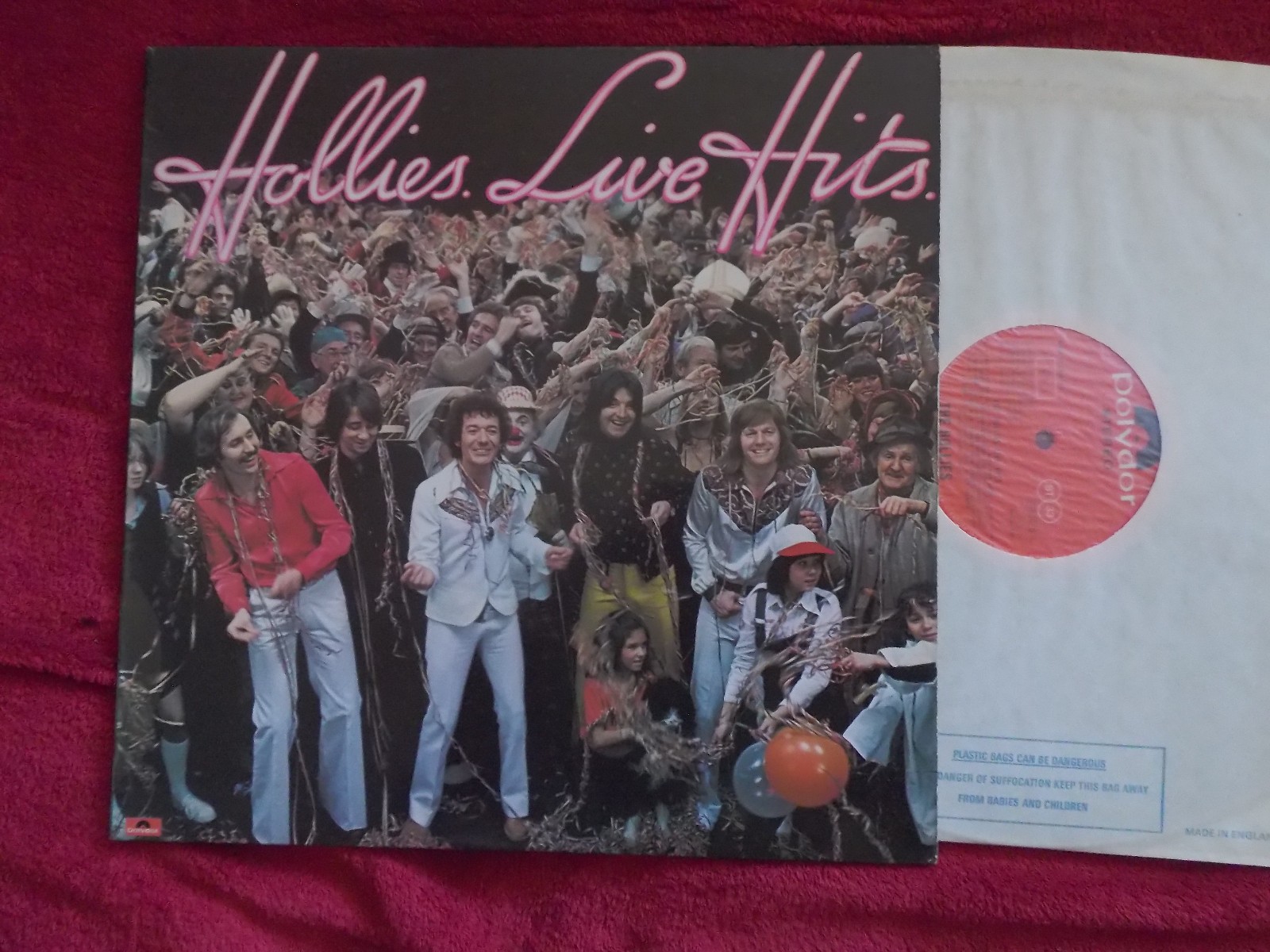 The Hollies – Live Hits | Polydor Records, 1976