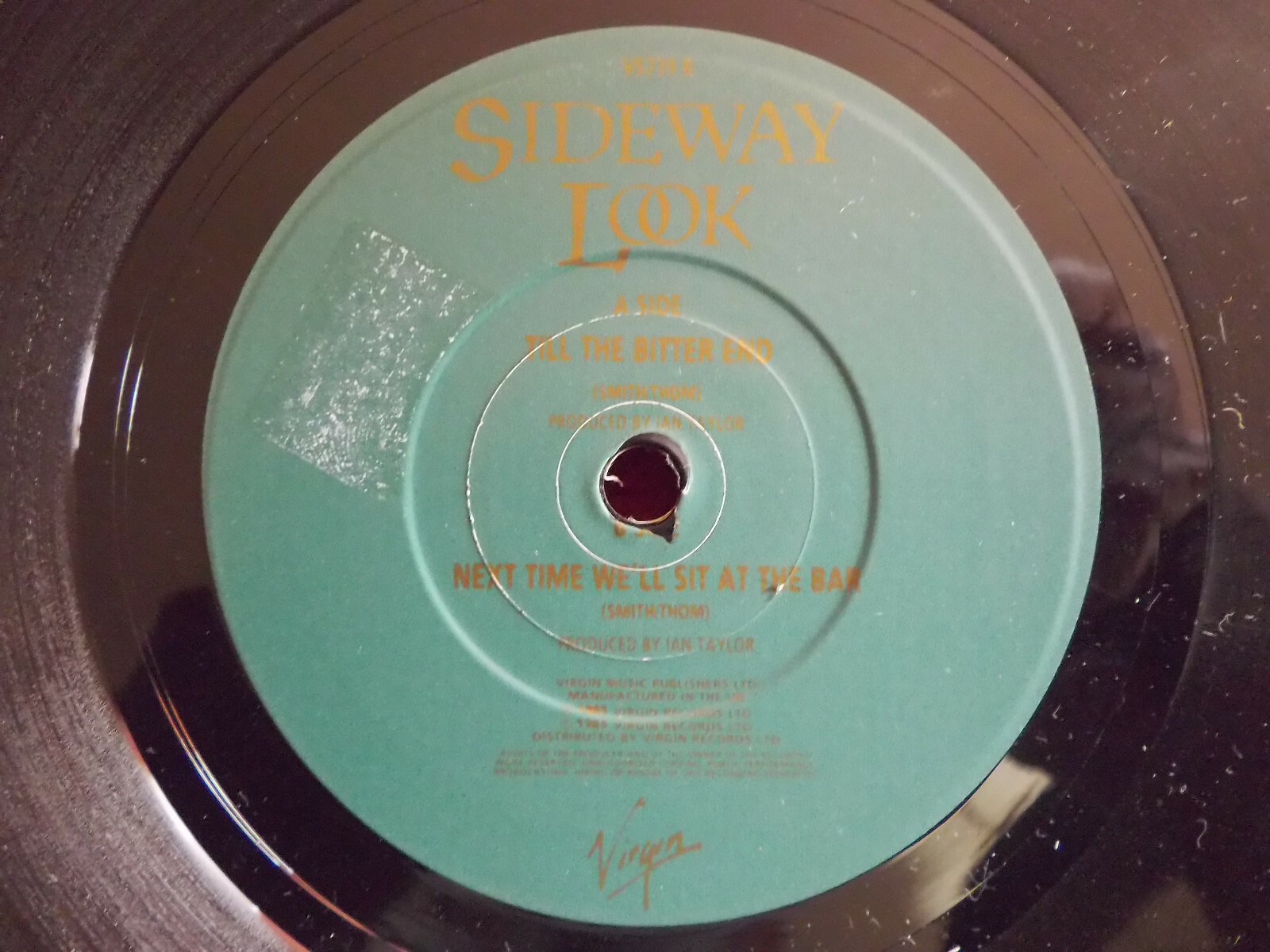 Sideway Look – Till the better end / Next time we´ll sit at the bar (Single, Virgin Records VS 739, 1985)