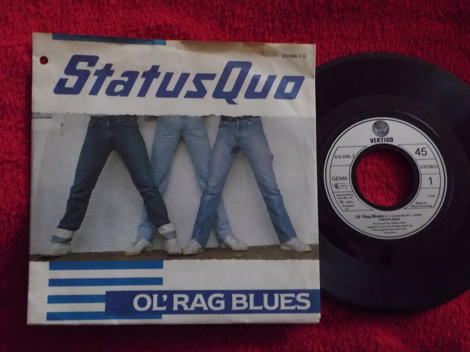 Status Quo – Ol´rag blues / Stay the night (7″-Single)