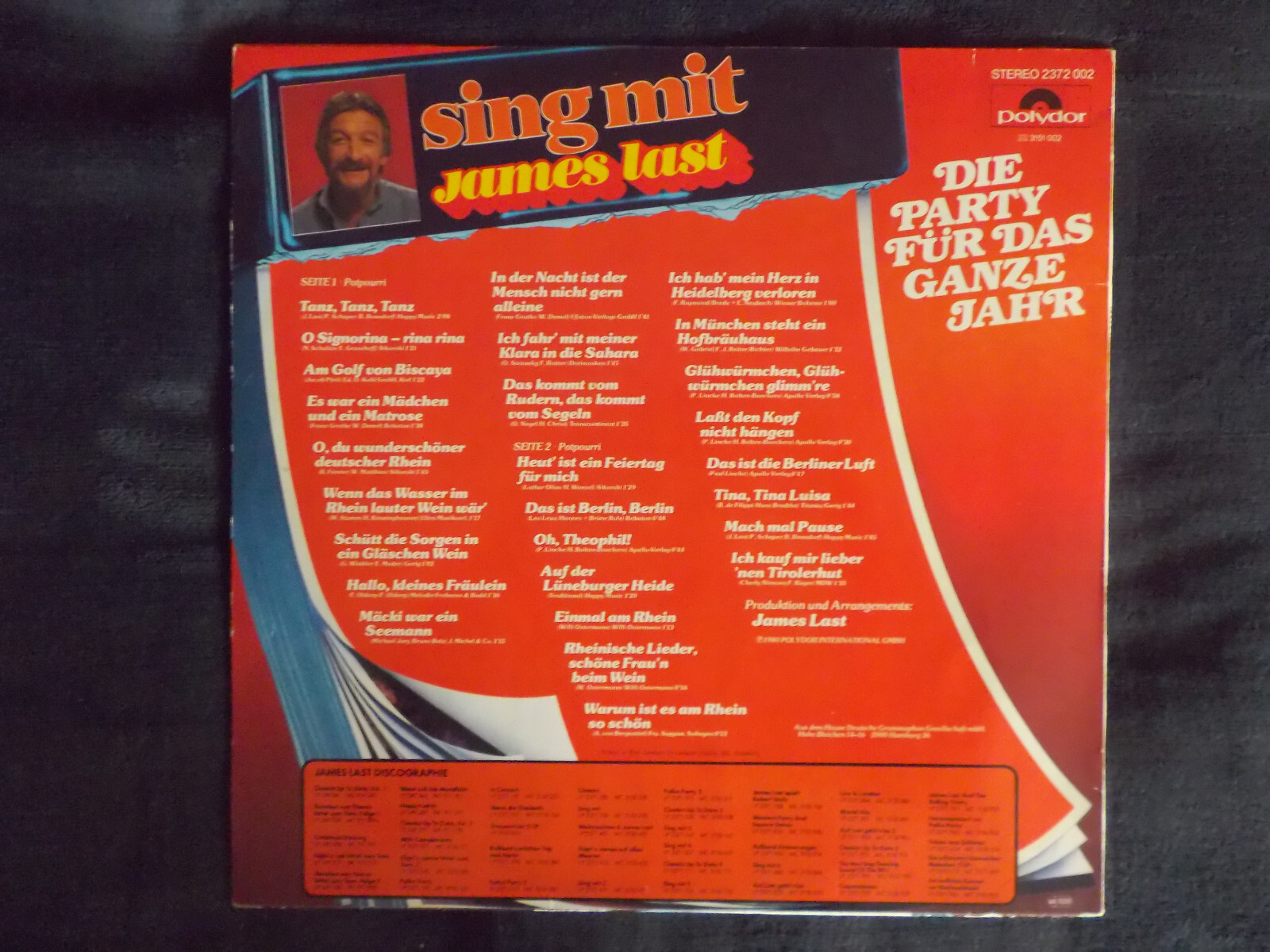 James Last – Sing mit 7 (LP, Polydor, 1980), Bild 3