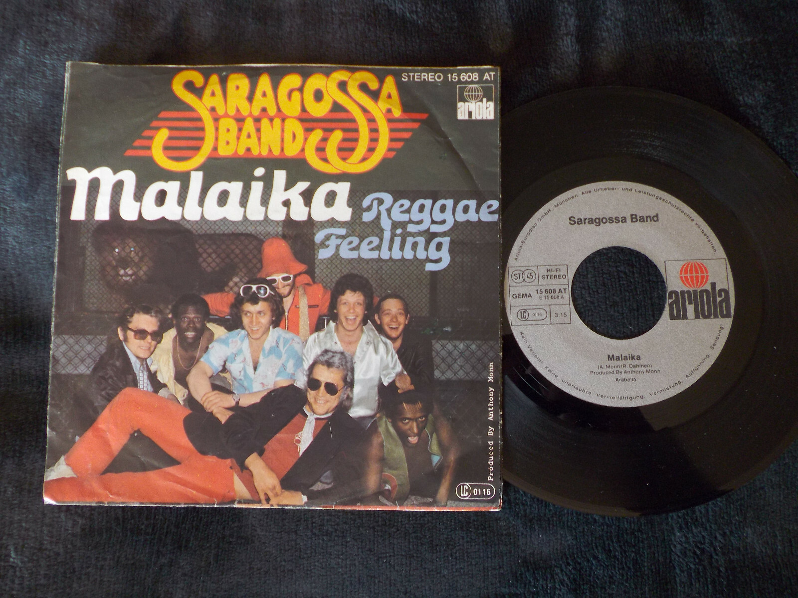 Saragossa Band – Malaika / Reggae feeling (Ariola, 15 608)