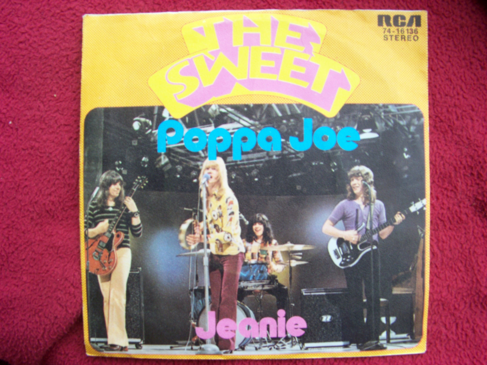 The Sweet – Poppa Joe / Jeanie | RCA 45er-Single, Bild 2